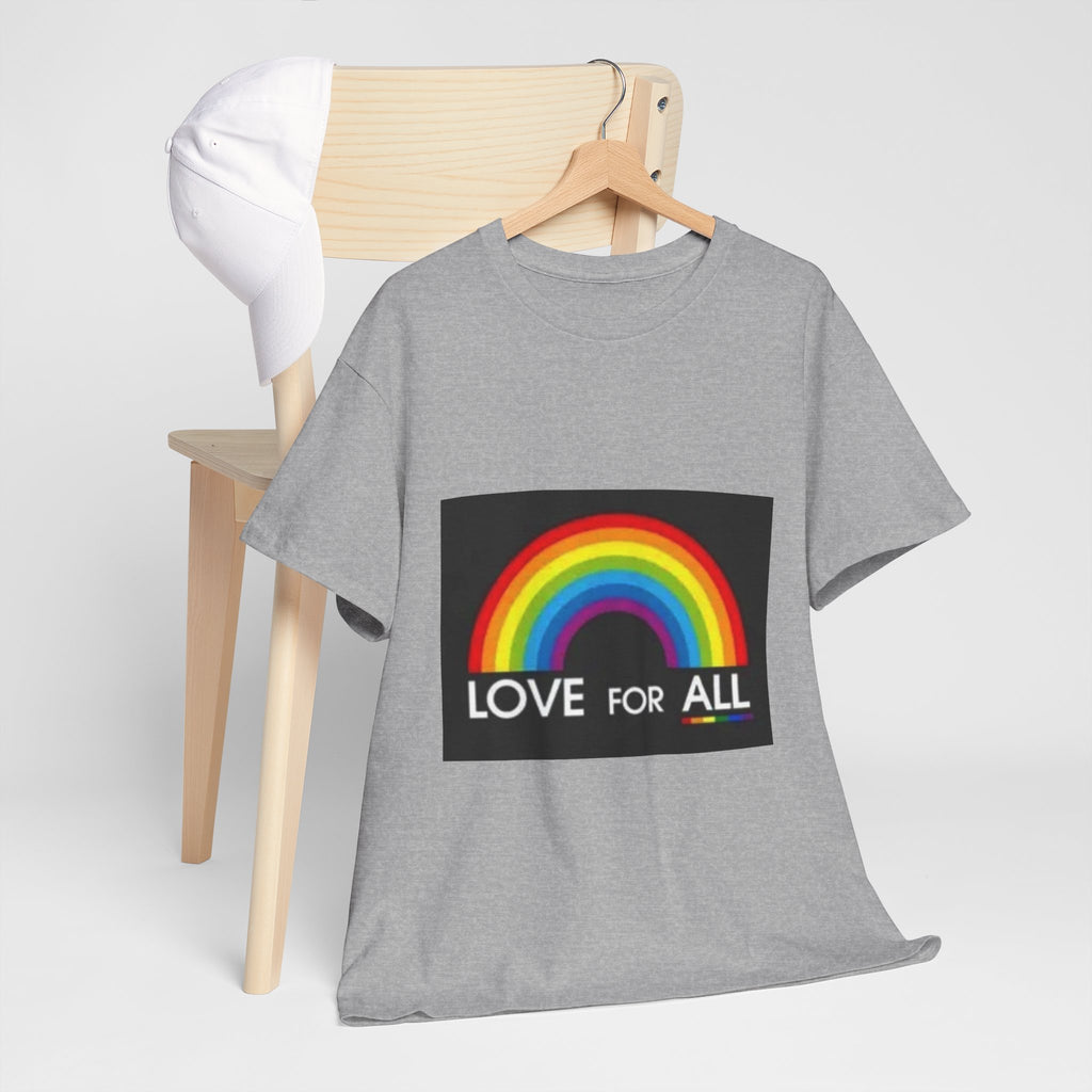 T-Shirt — 'Love For All' Rainbow Pride Tee