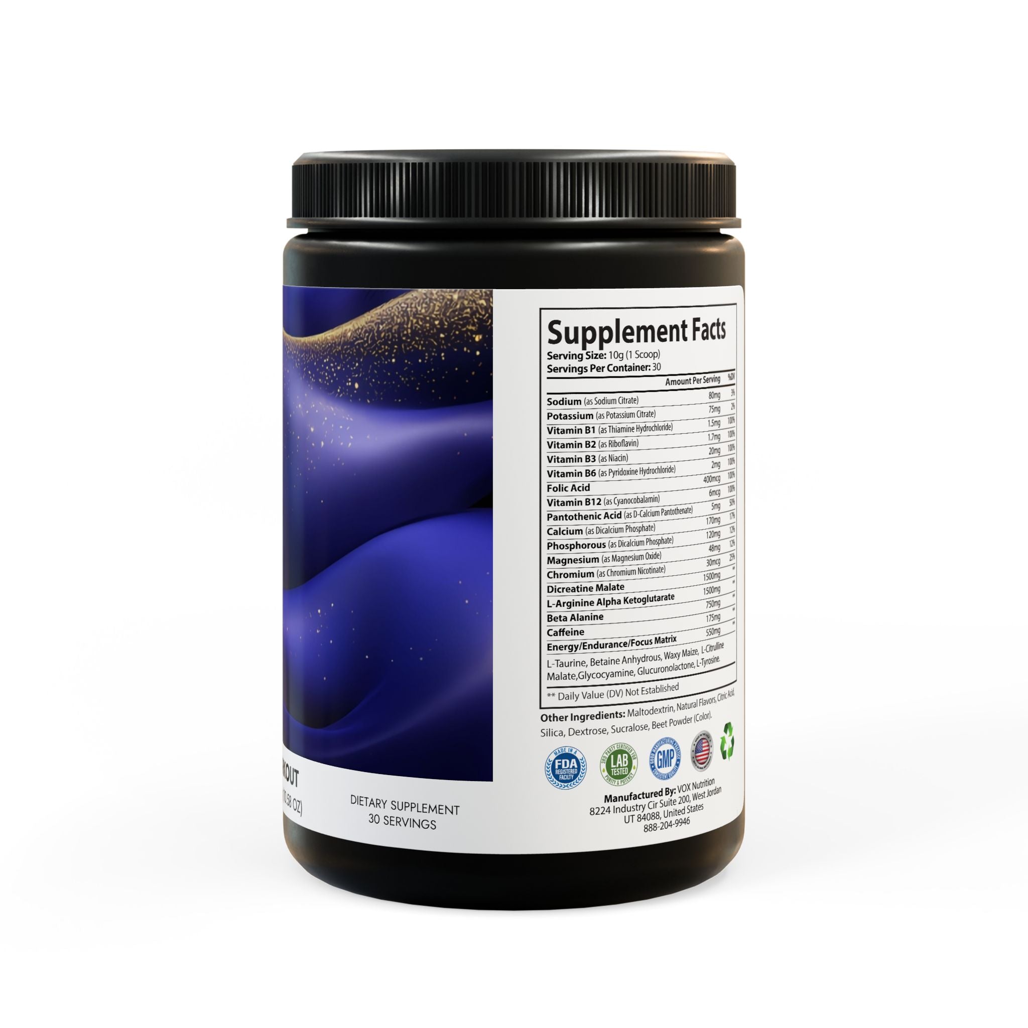 Pre-Workout Supplement, Watermelon (300g, 10.58oz)