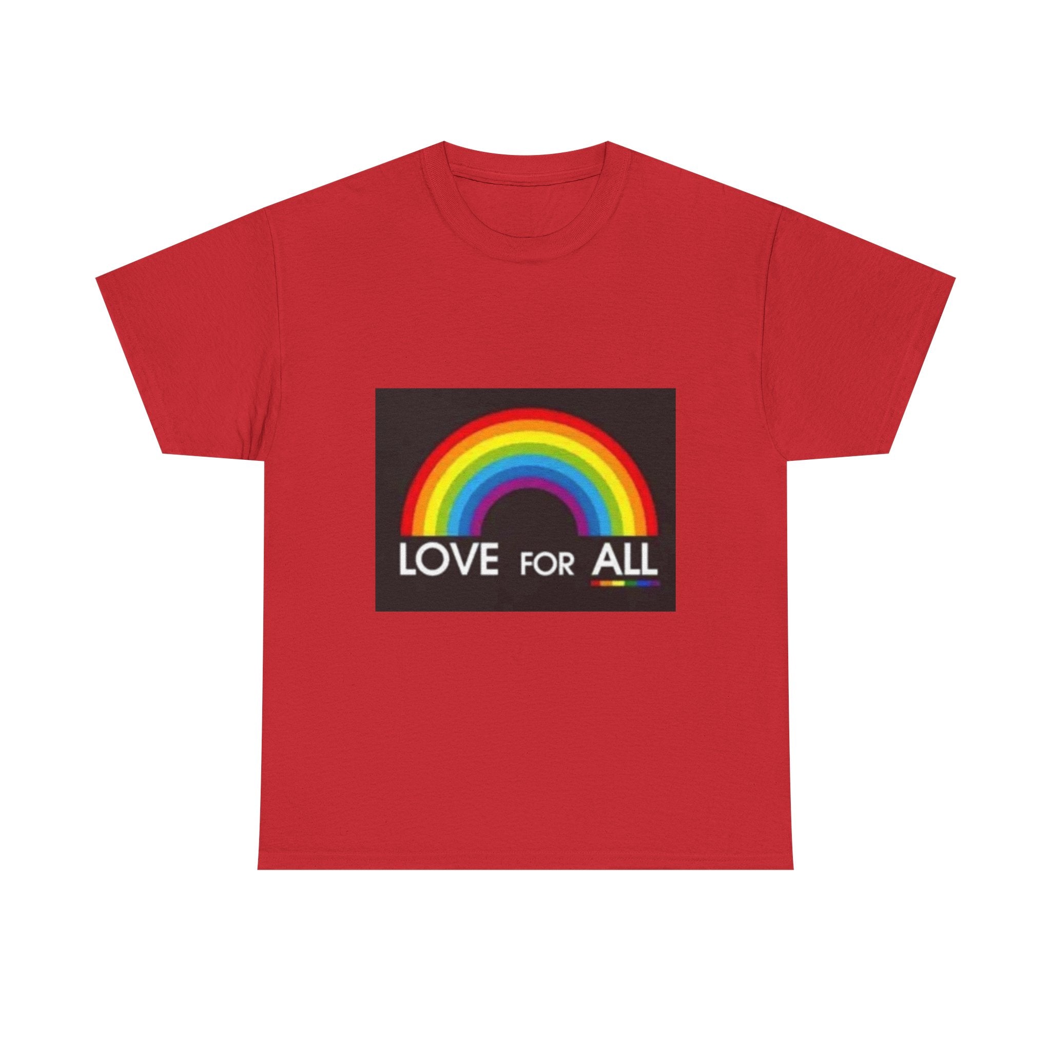 T-Shirt — 'Love For All' Rainbow Pride Tee