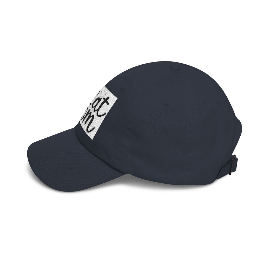 Cat Mom Dad Cap – White Embroidered Cat Mom Baseball Hat
