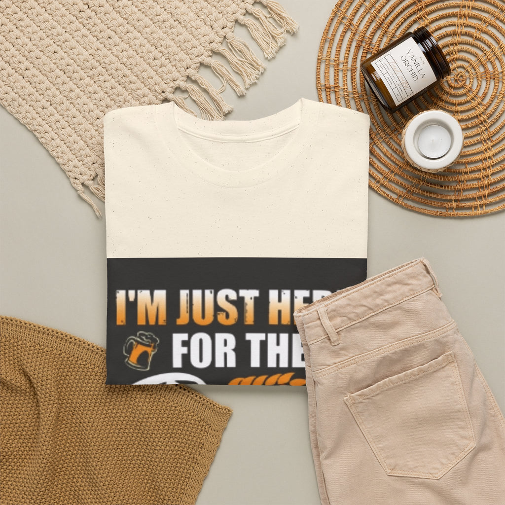 I'm Just Here for the Beer T-Shirt — Funny Beer Drinking Tee for Parties & Oktoberfest