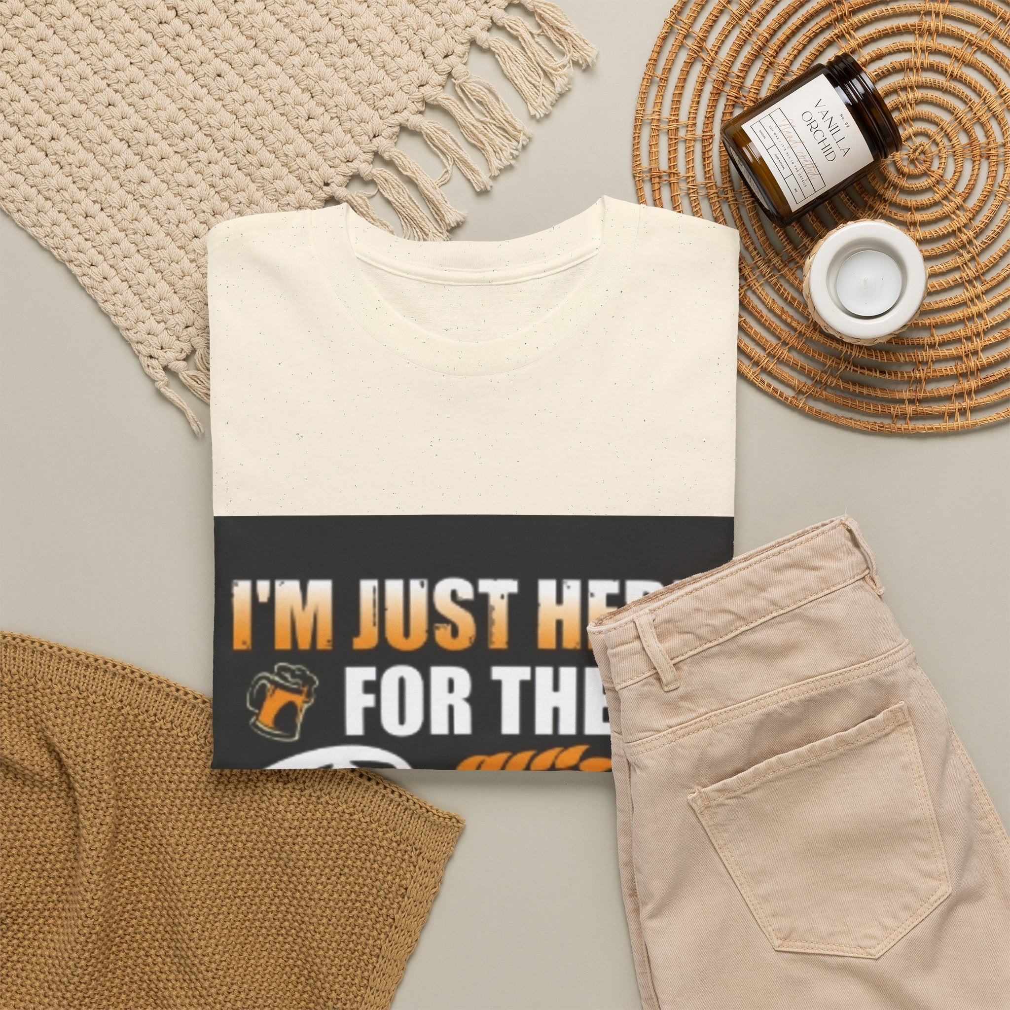 I'm Just Here for the Beer T-Shirt — Funny Beer Drinking Tee for Parties & Oktoberfest