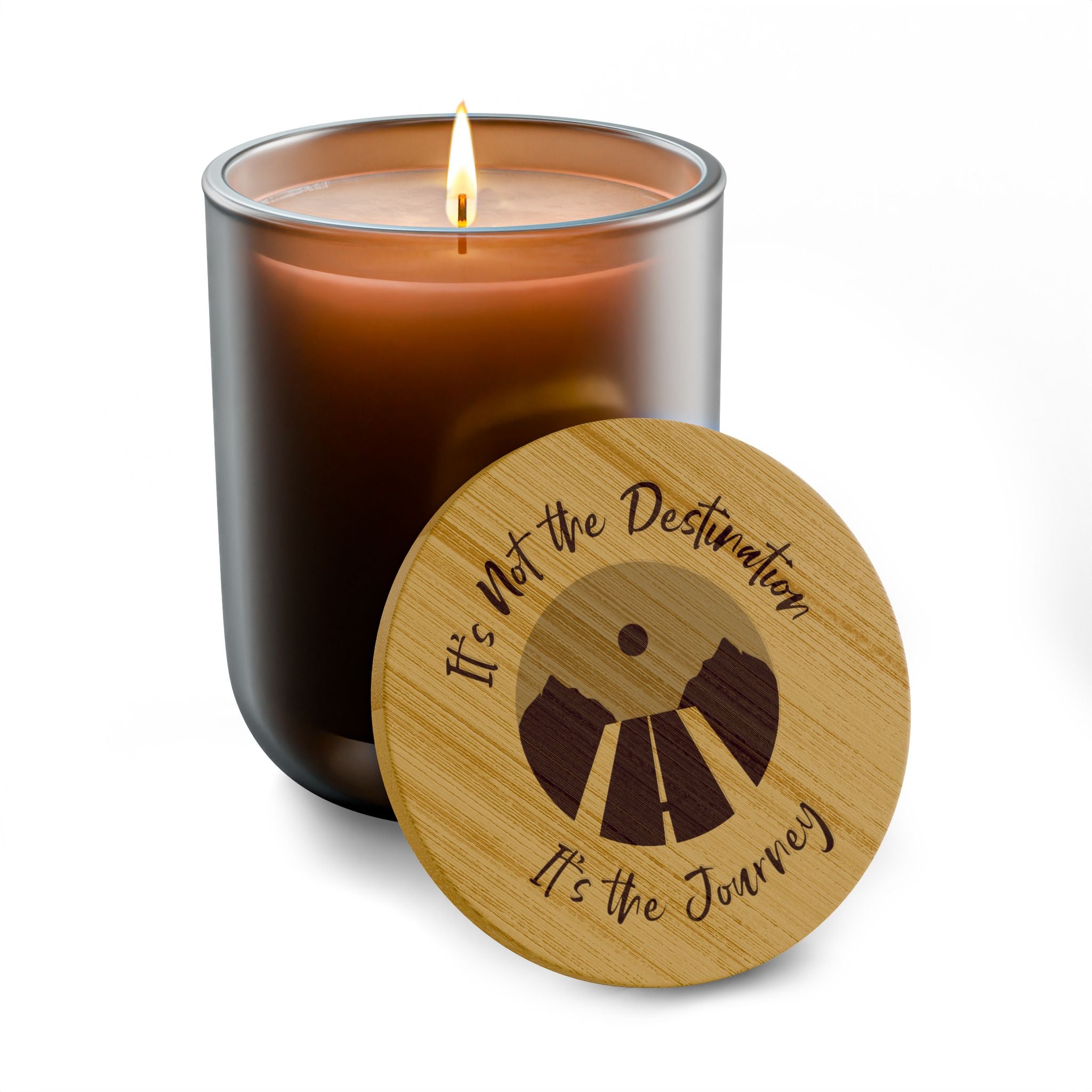 Engraved 14oz Soy Candle – “It’s Not the Destination, It’s the Journey”