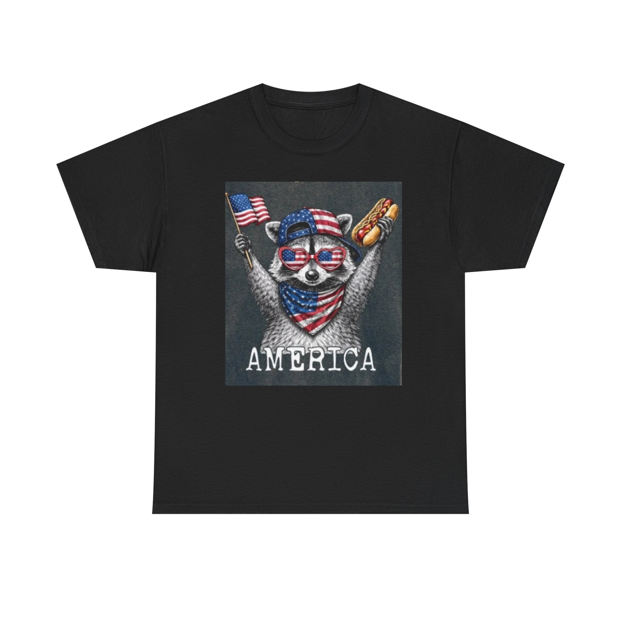 Patriotic Raccoon 'America' T-Shirt