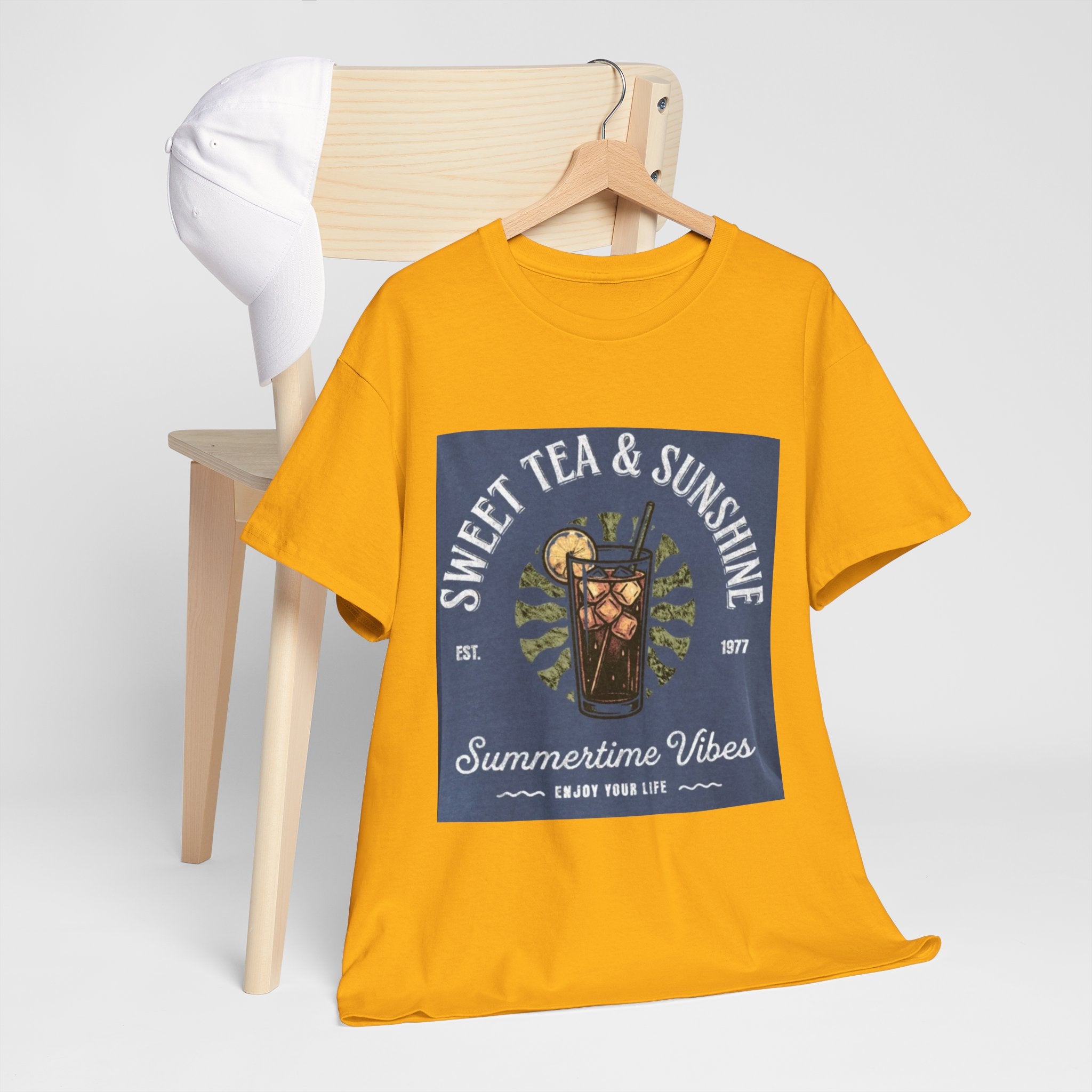 Sweet Tea & Sunshine Tee — Summertime Vibes Iced Tea Graphic T-Shirt