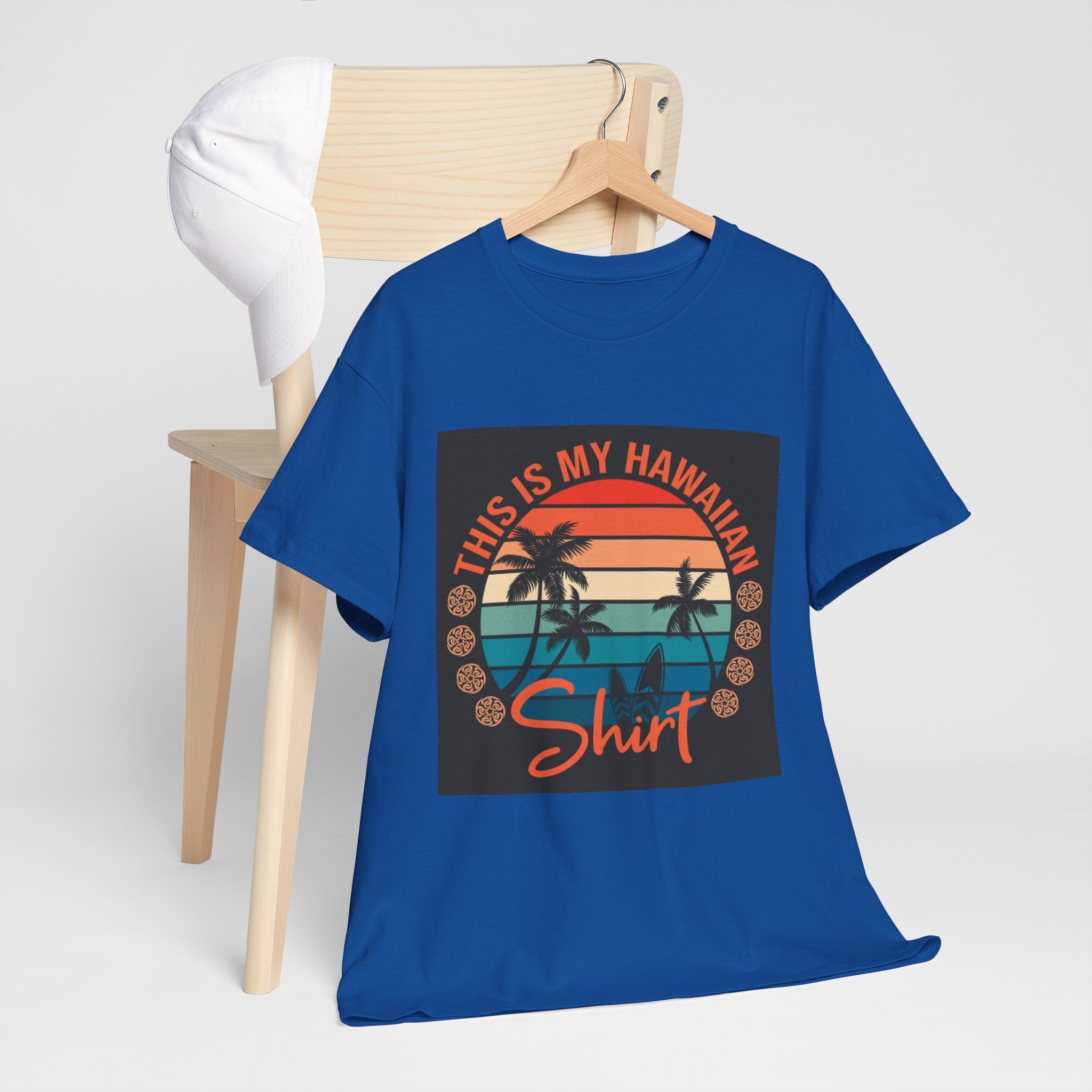 This Is My Hawaiian Shirt Tee — Vintage Sunset Palm Beach T-Shirt