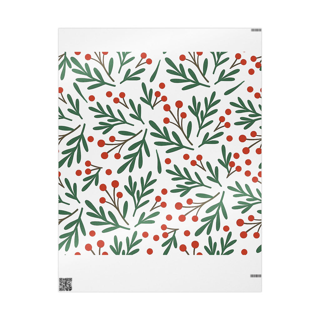 QR Code Minimalist Wrapping Paper Roll