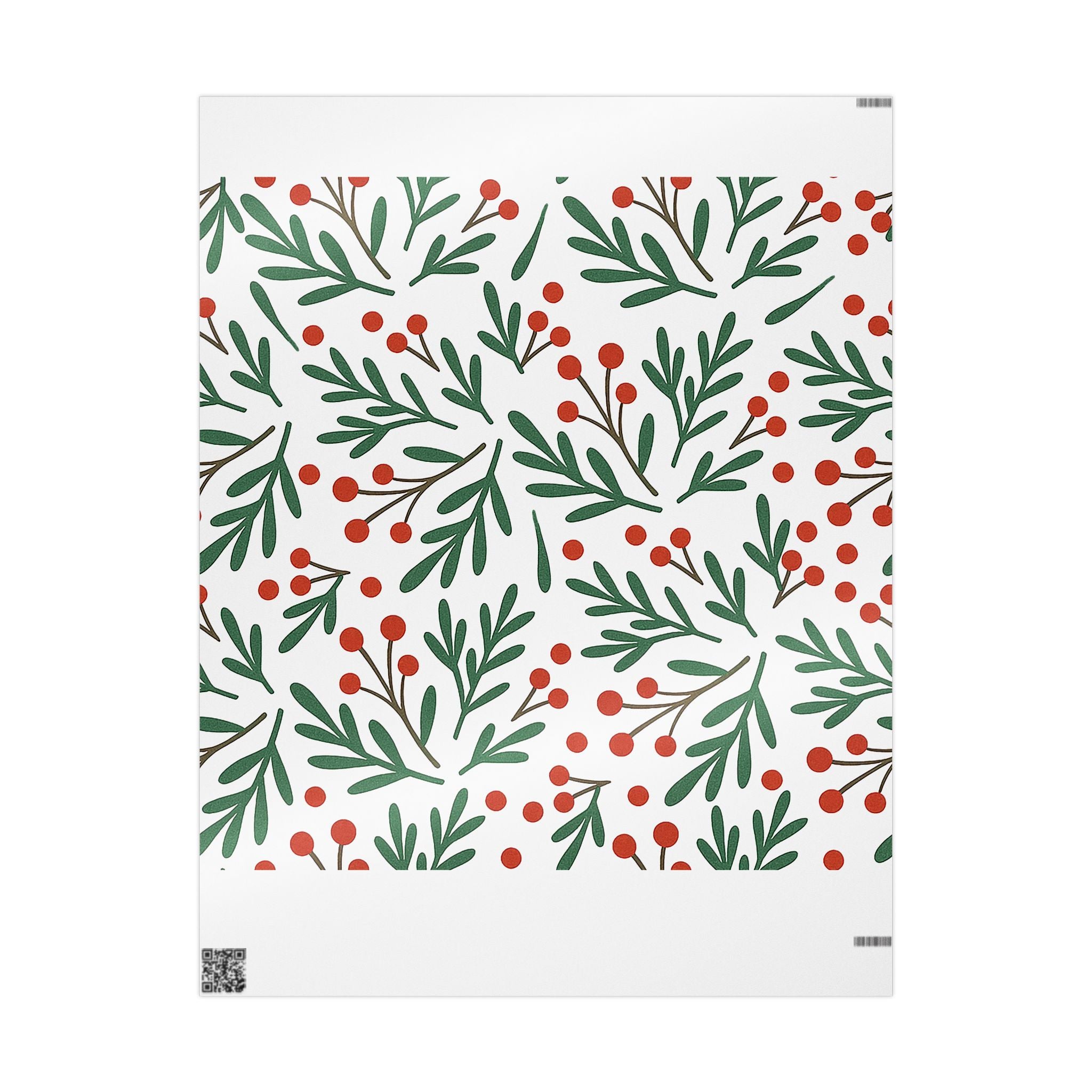 QR Code Minimalist Wrapping Paper Roll