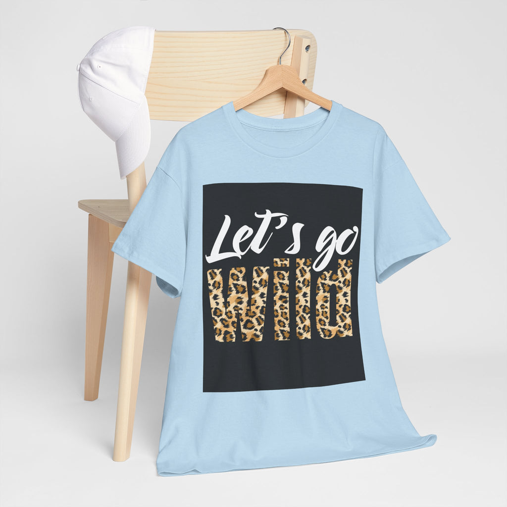Let's Go Wild Leopard Graphic Tee