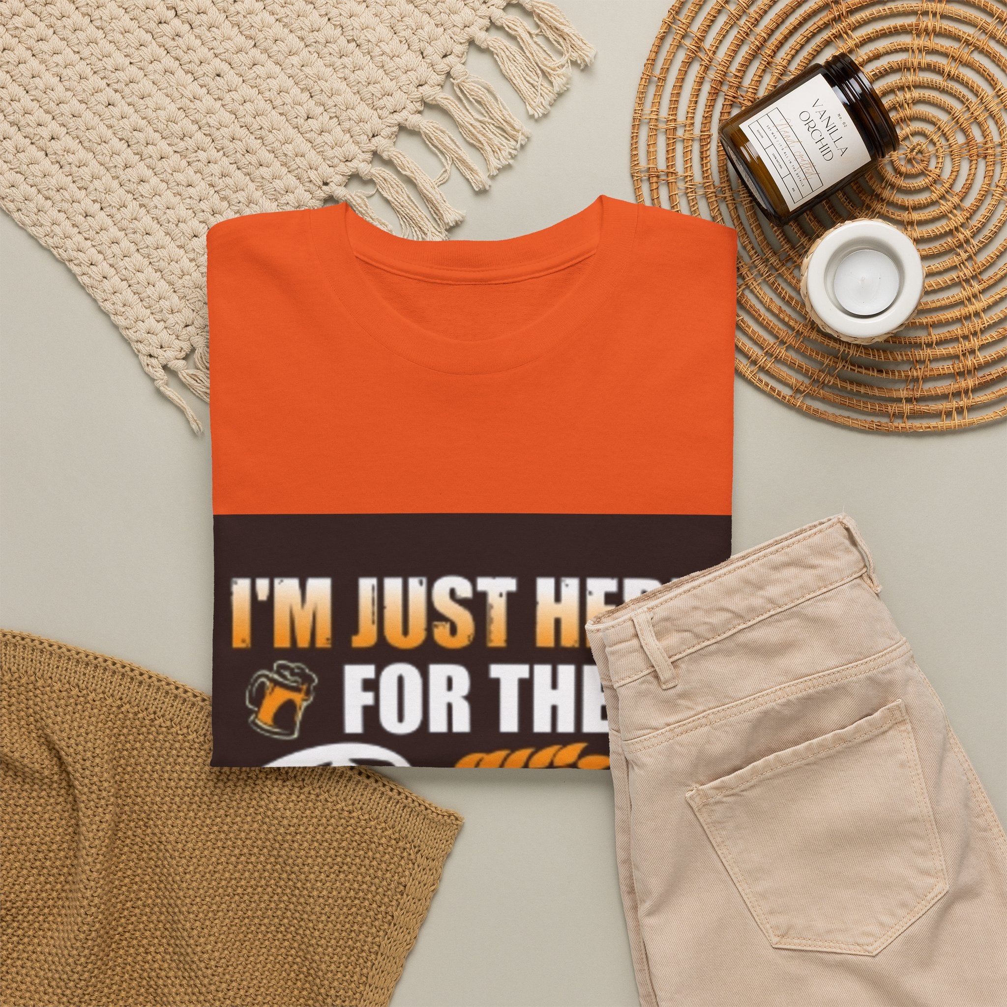 I'm Just Here for the Beer T-Shirt — Funny Beer Drinking Tee for Parties & Oktoberfest