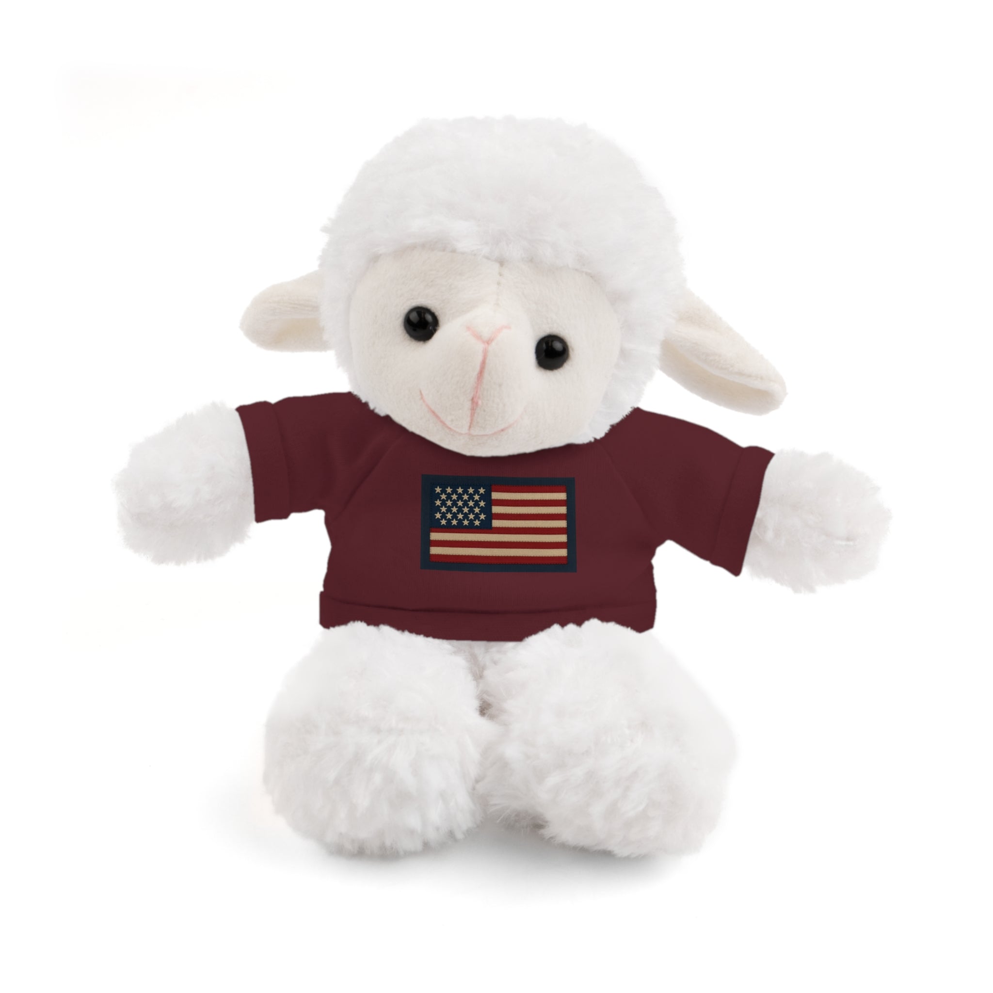 American Flag Teddy Bear with Tee — Patriotic Plush Gift