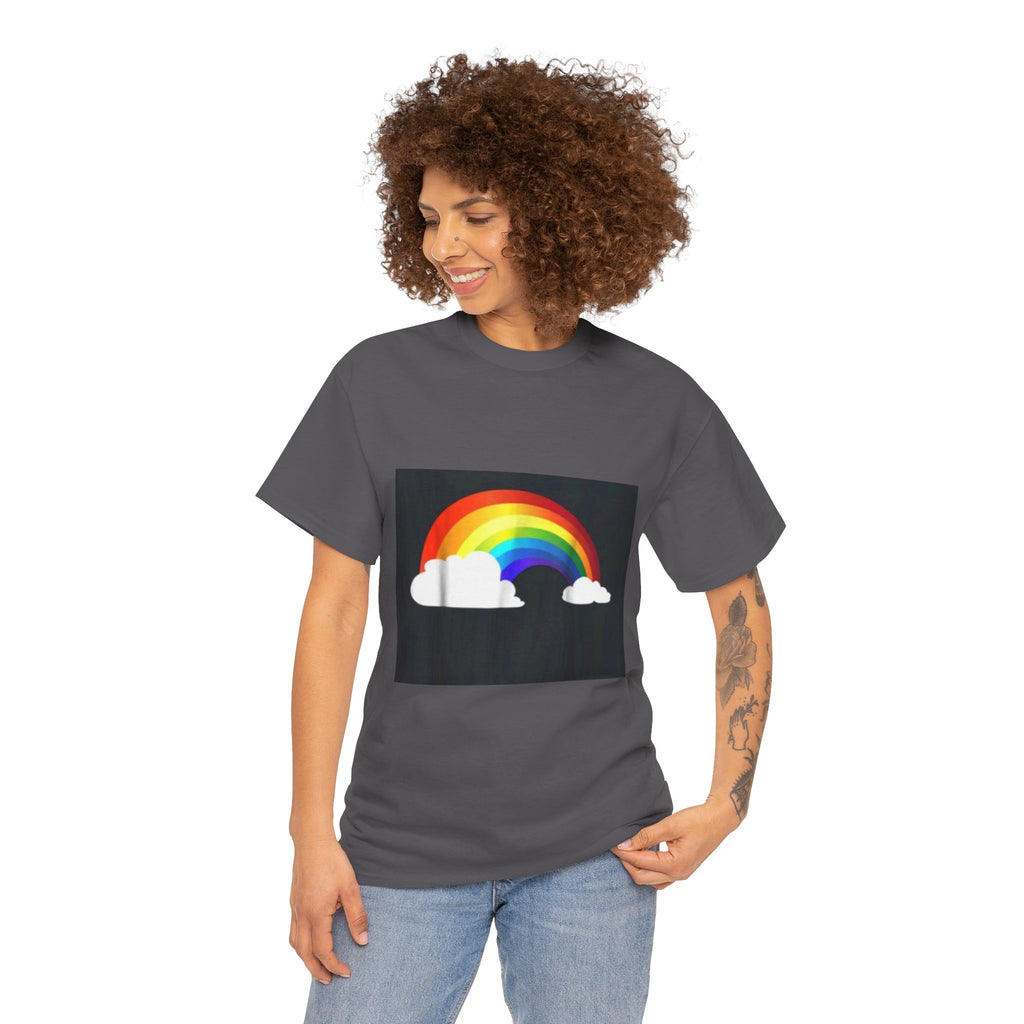 Rainbow Clouds T-Shirt — Bright Pride Graphic Tee