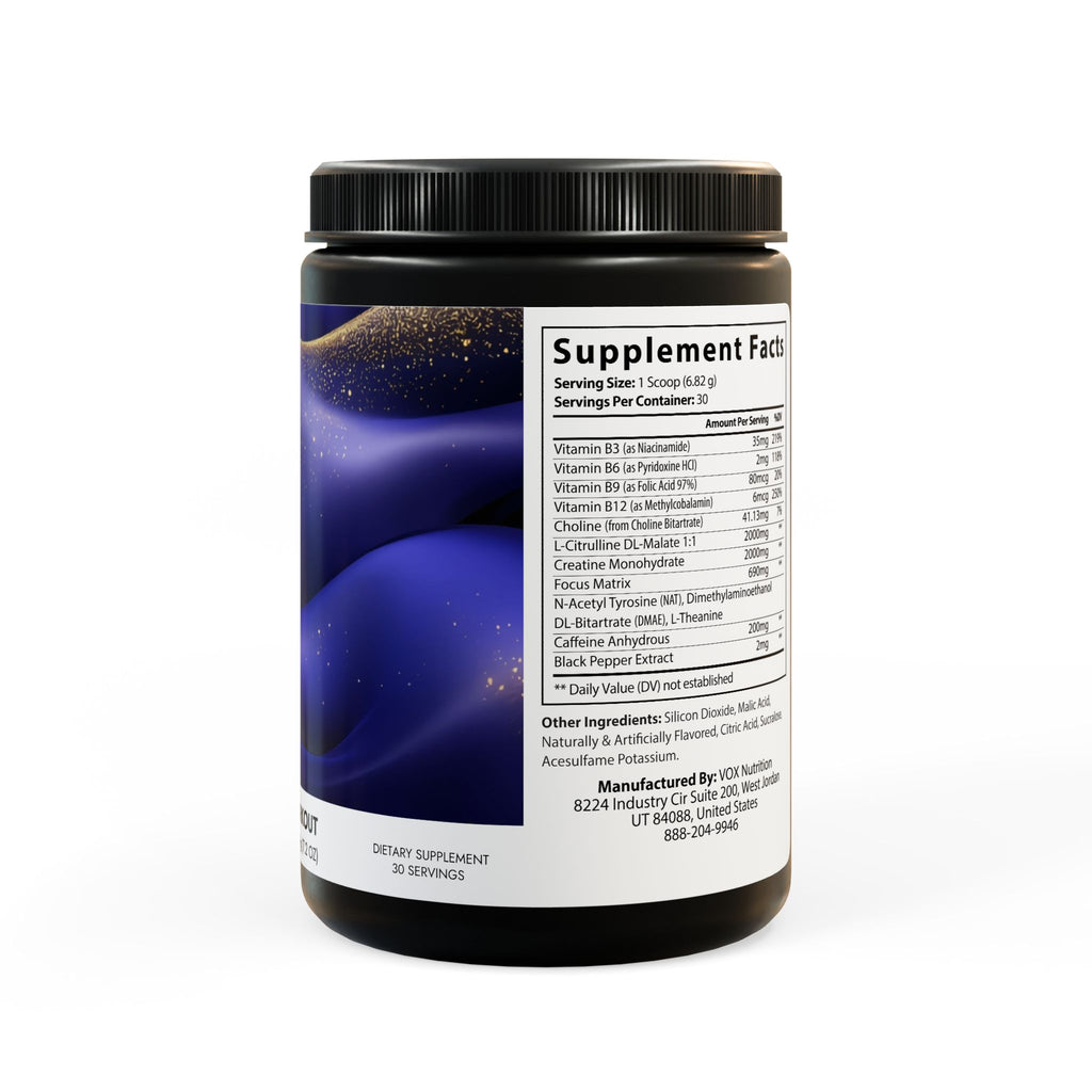 Pre-Workout Supplement, Fruit Punch (204g, 7.1oz)