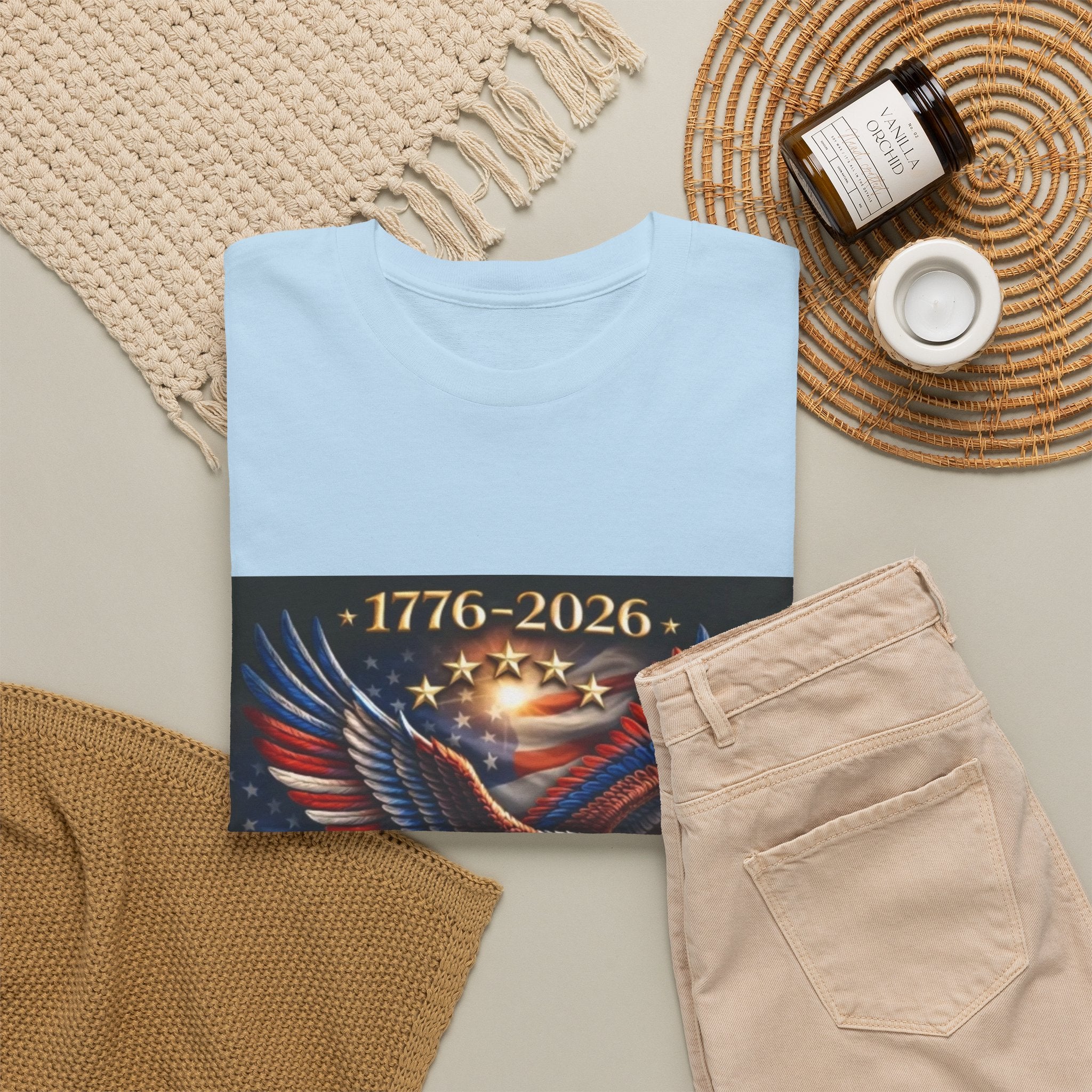 America 250th Anniversary T-Shirt — 1776–2026 Patriotic Eagle Tee