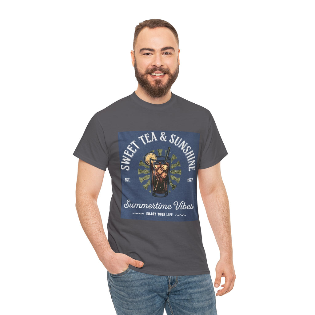 Sweet Tea & Sunshine Tee — Summertime Vibes Iced Tea Graphic T-Shirt