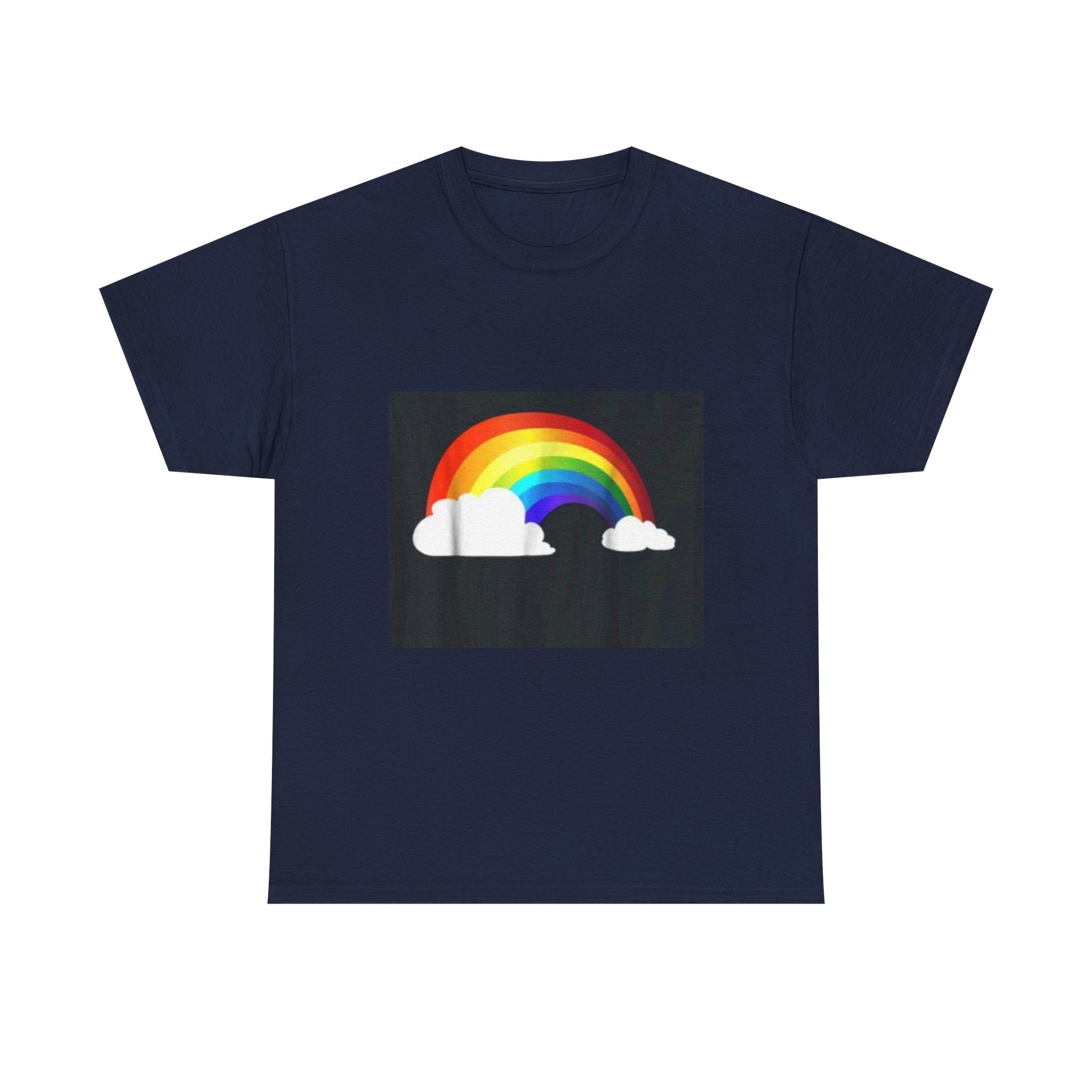 Rainbow Clouds T-Shirt — Bright Pride Graphic Tee