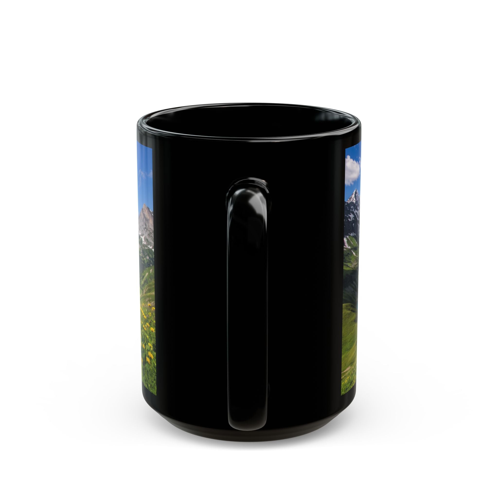 Mountain Lake Scenic Mug — Alpine Landscape Coffee Cup (11oz/15oz)