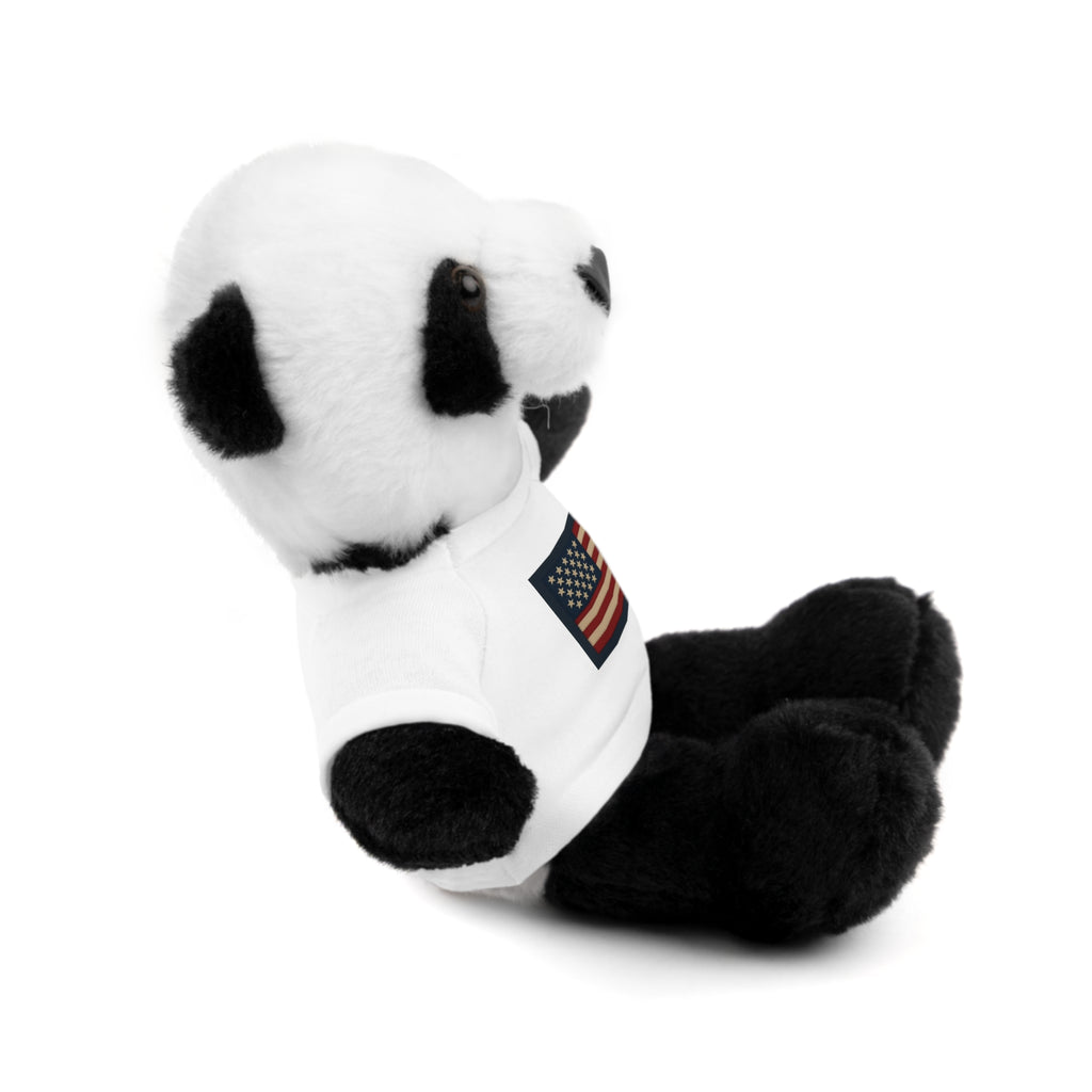 American Flag Teddy Bear with Tee — Patriotic Plush Gift