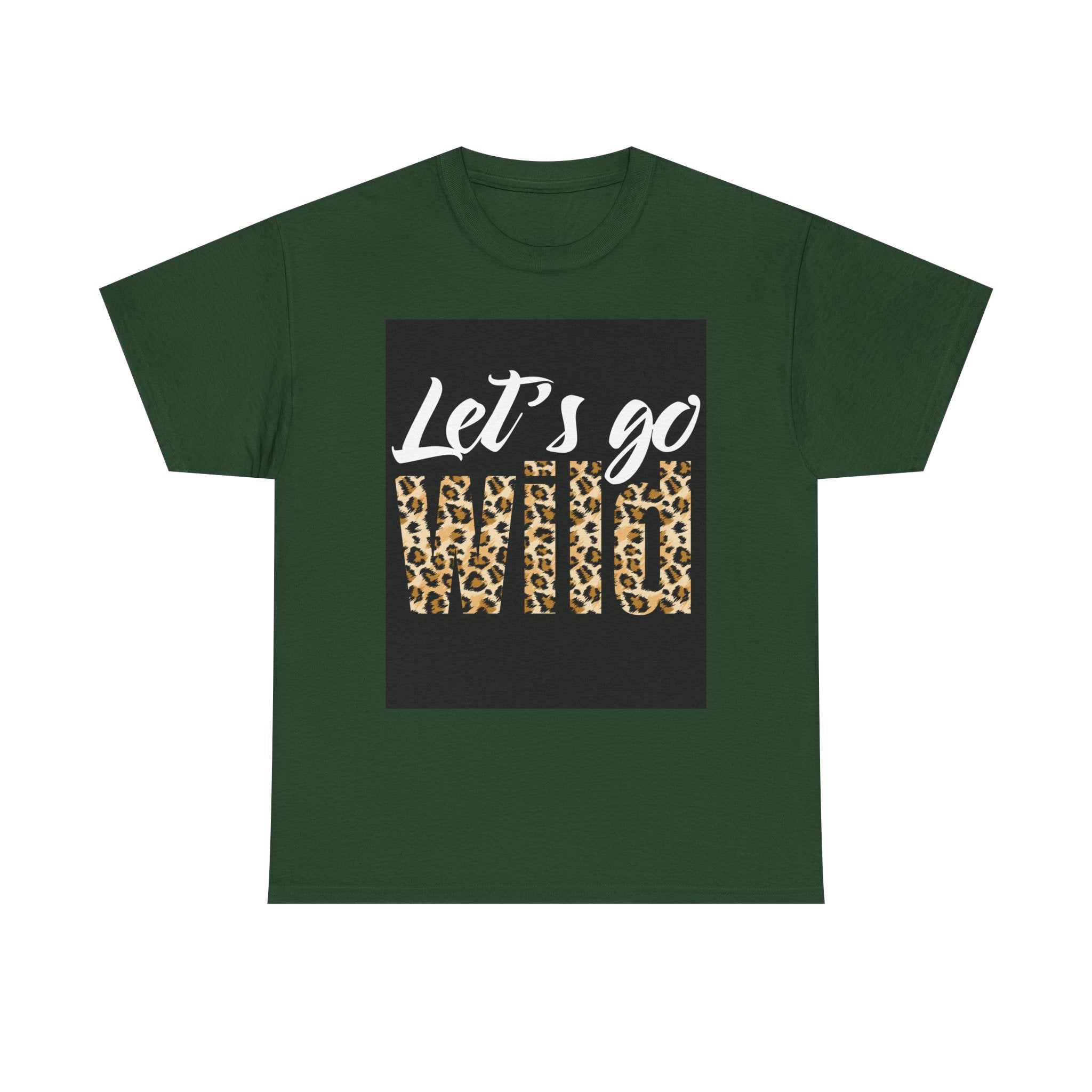 Let's Go Wild Leopard Graphic Tee