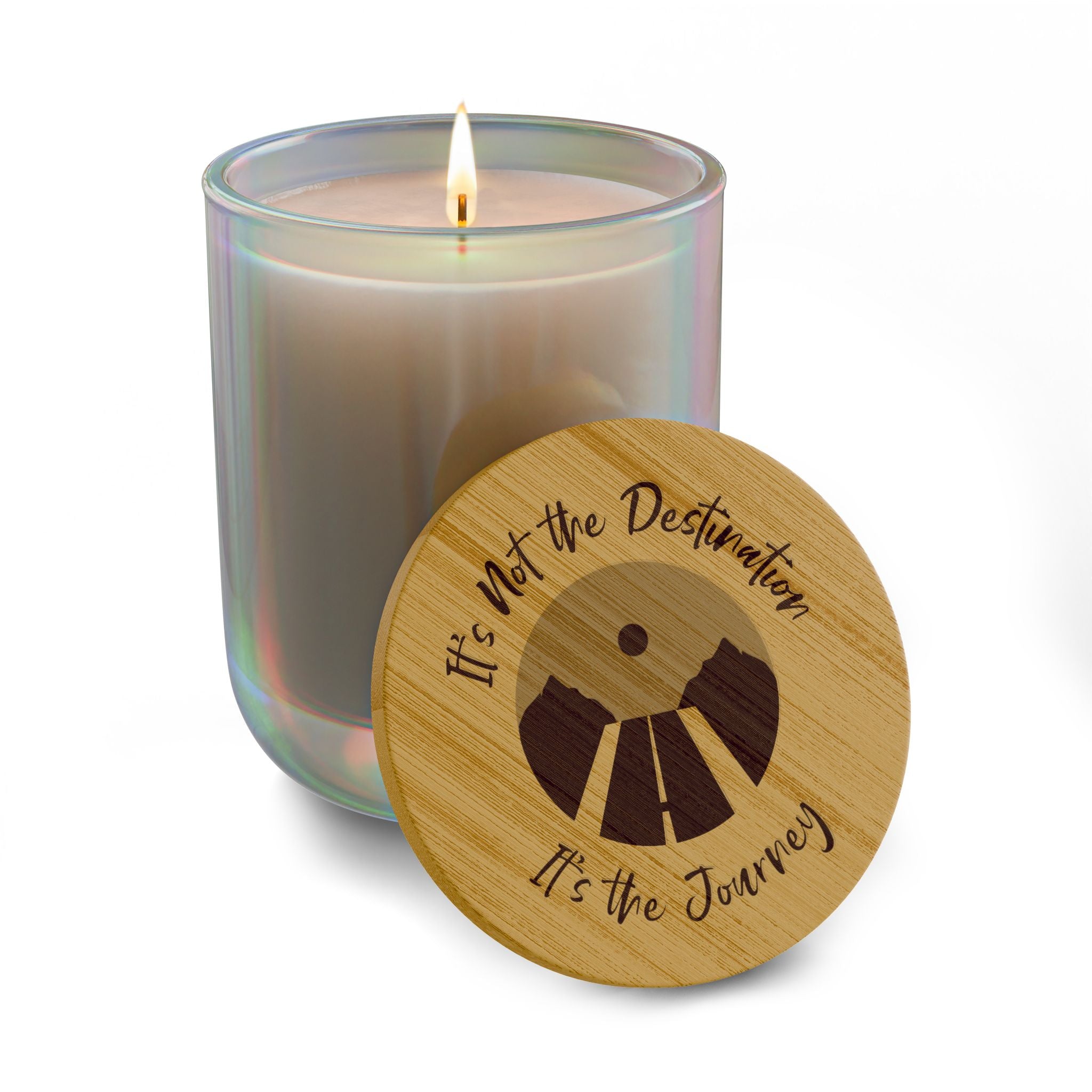Engraved 14oz Soy Candle – “It’s Not the Destination, It’s the Journey”