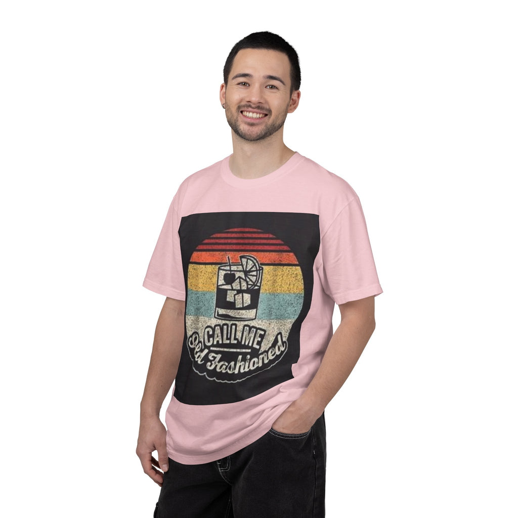 T-Shirt — "Call Me Old Fashioned" Retro Cocktail Graphic Tee