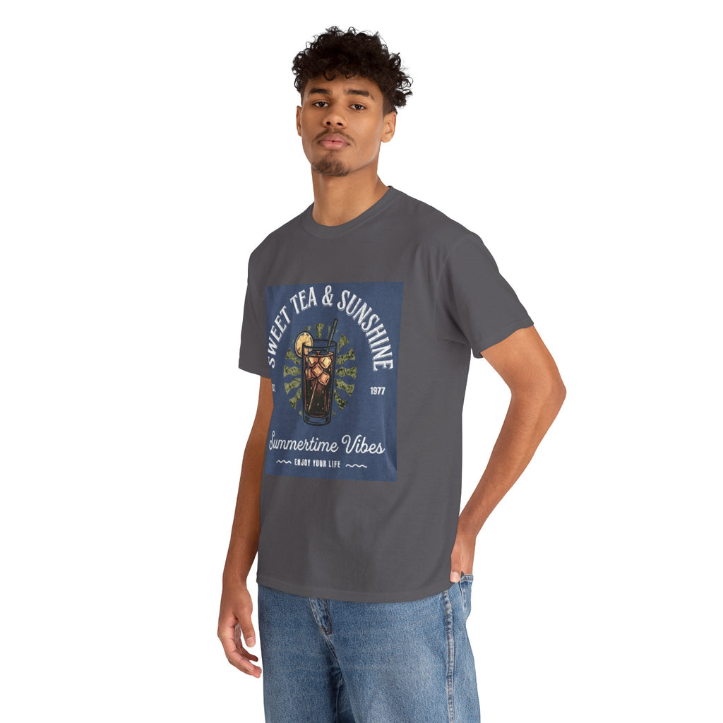 Sweet Tea & Sunshine Tee — Summertime Vibes Iced Tea Graphic T-Shirt