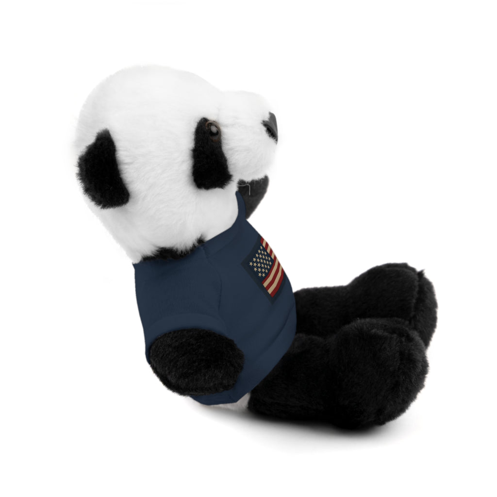 American Flag Teddy Bear with Tee — Patriotic Plush Gift