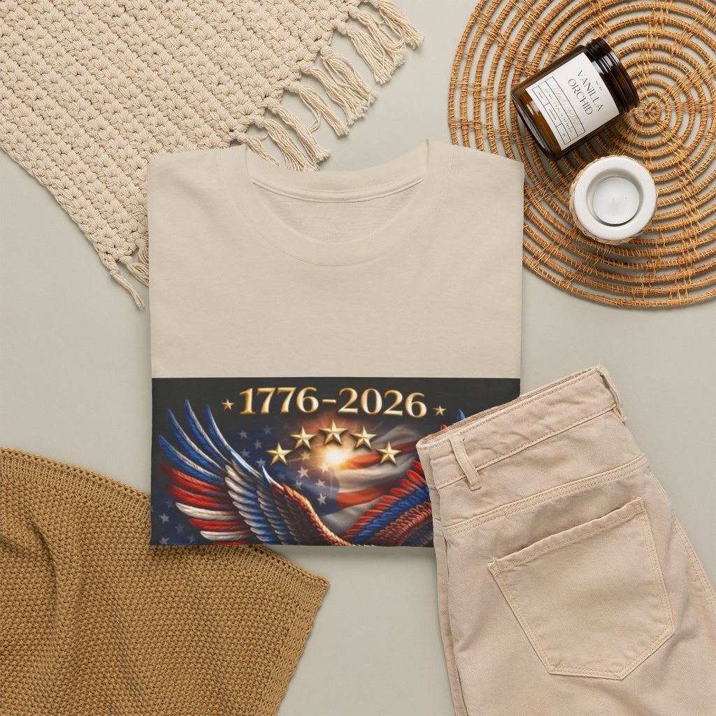 America 250th Anniversary T-Shirt — 1776–2026 Patriotic Eagle Tee