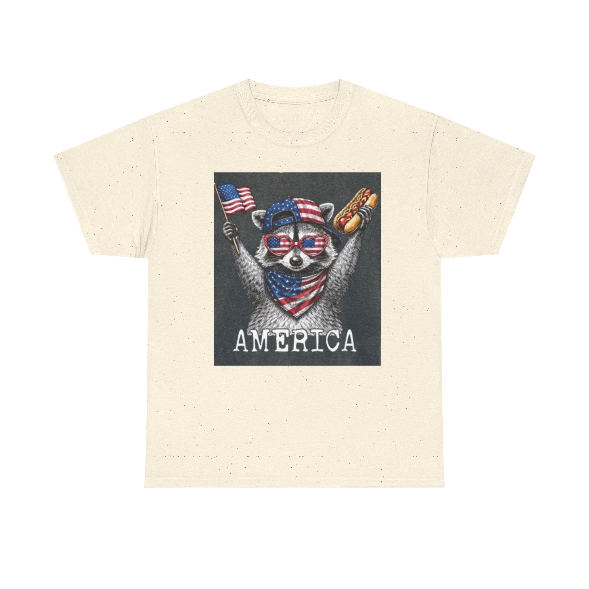 Patriotic Raccoon 'America' T-Shirt