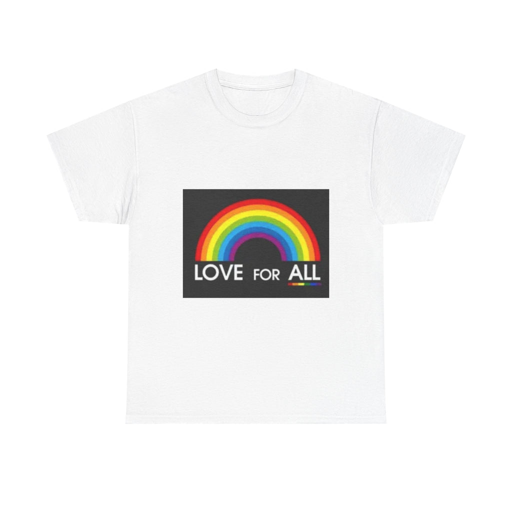 T-Shirt — 'Love For All' Rainbow Pride Tee