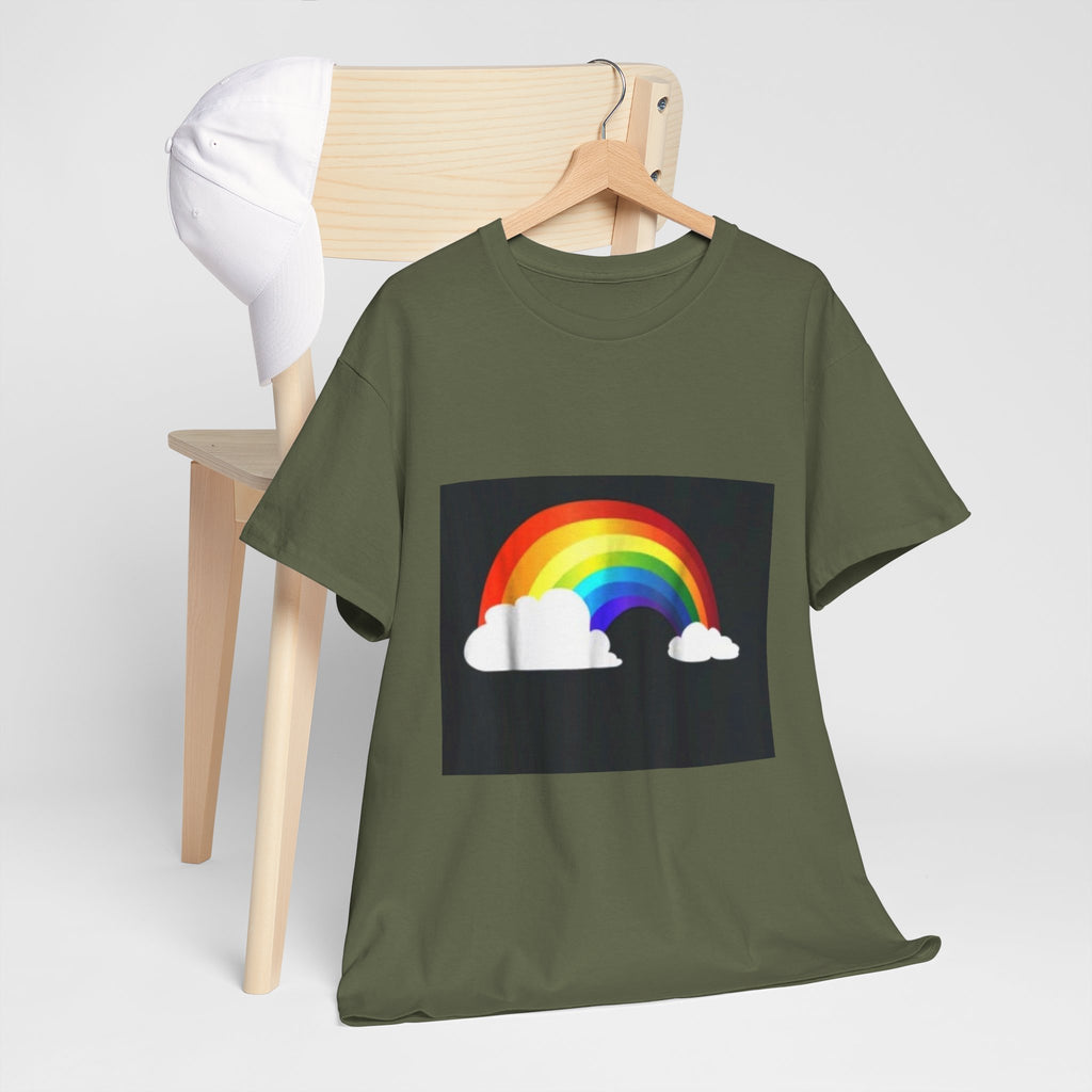 Rainbow Clouds T-Shirt — Bright Pride Graphic Tee
