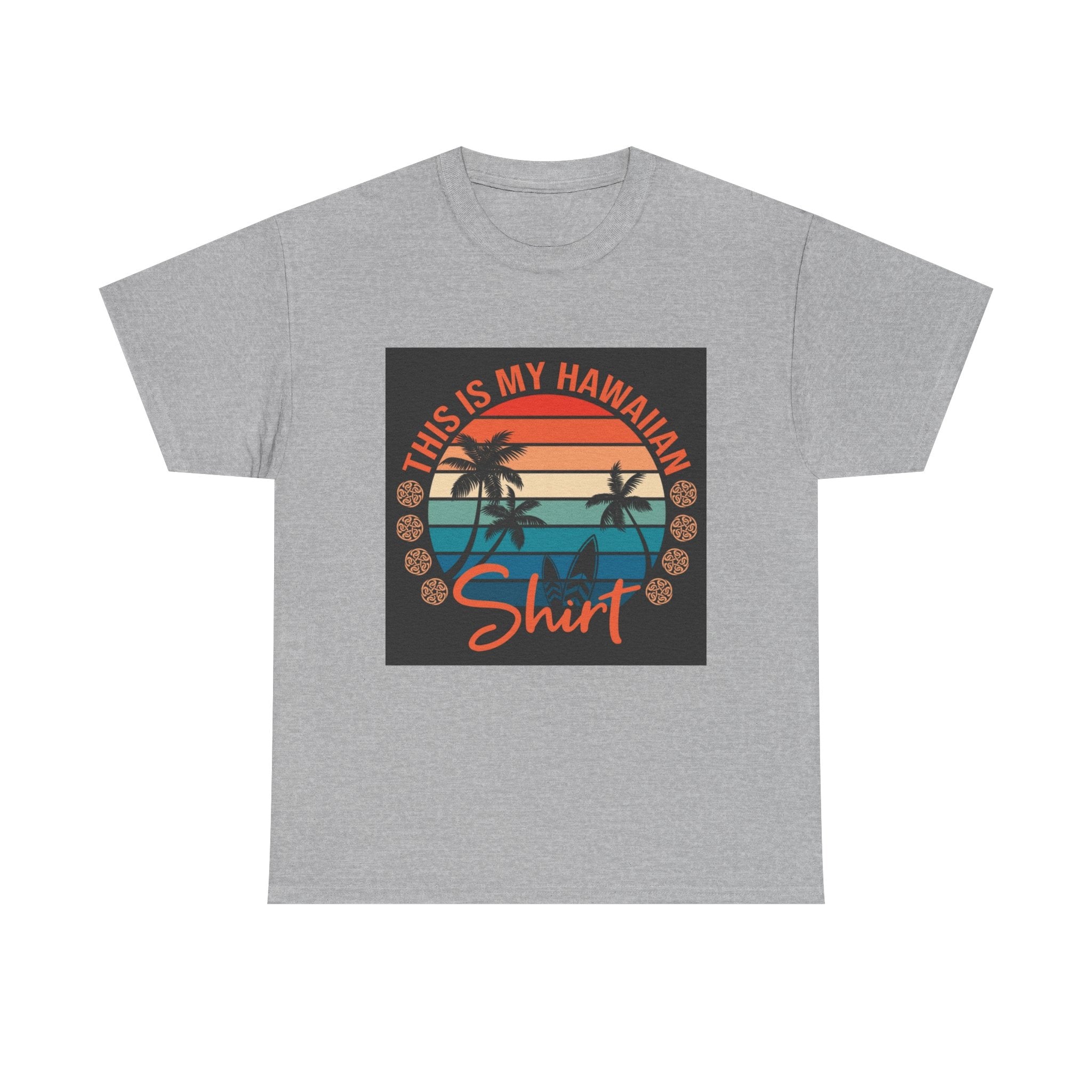 This Is My Hawaiian Shirt Tee — Vintage Sunset Palm Beach T-Shirt