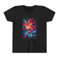 Youth Tee — Cosmic Phoenix Abstract Galaxy Art