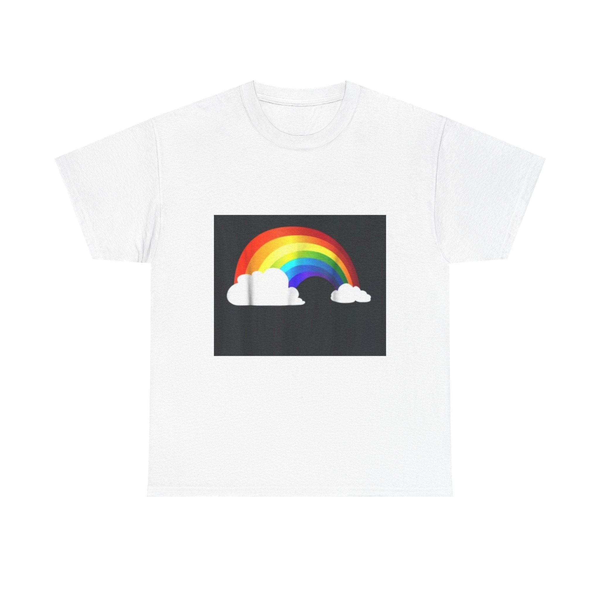 Rainbow Clouds T-Shirt — Bright Pride Graphic Tee