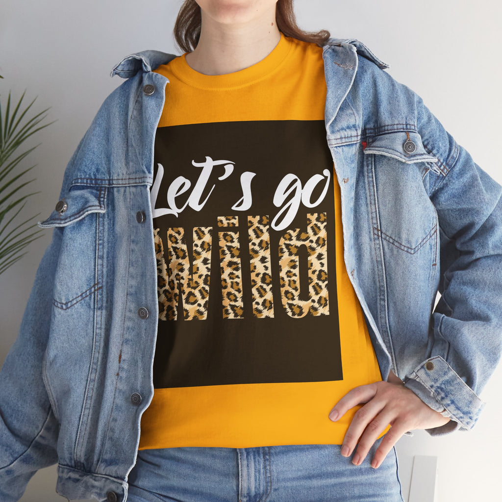 Let's Go Wild Leopard Graphic Tee