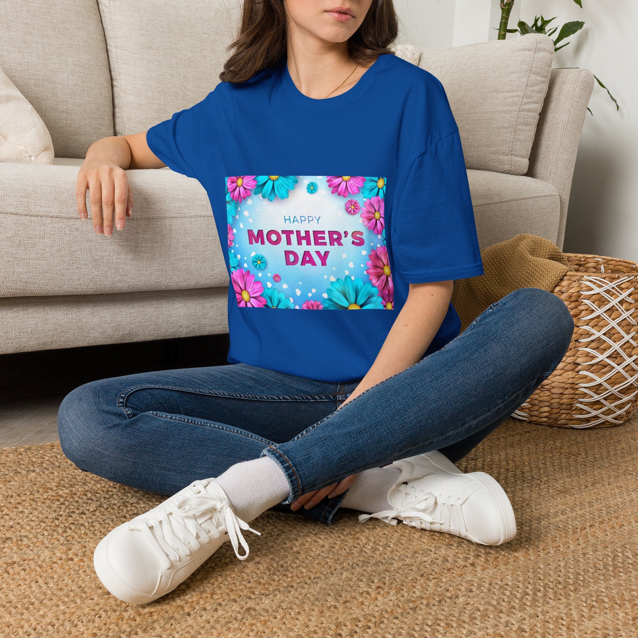 Mother's Day Floral T-Shirt — Happy Mother's Day Celebration Tee