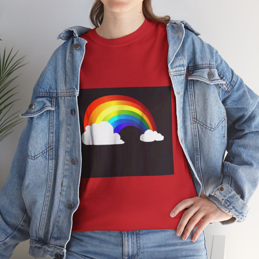 Rainbow Clouds T-Shirt — Bright Pride Graphic Tee