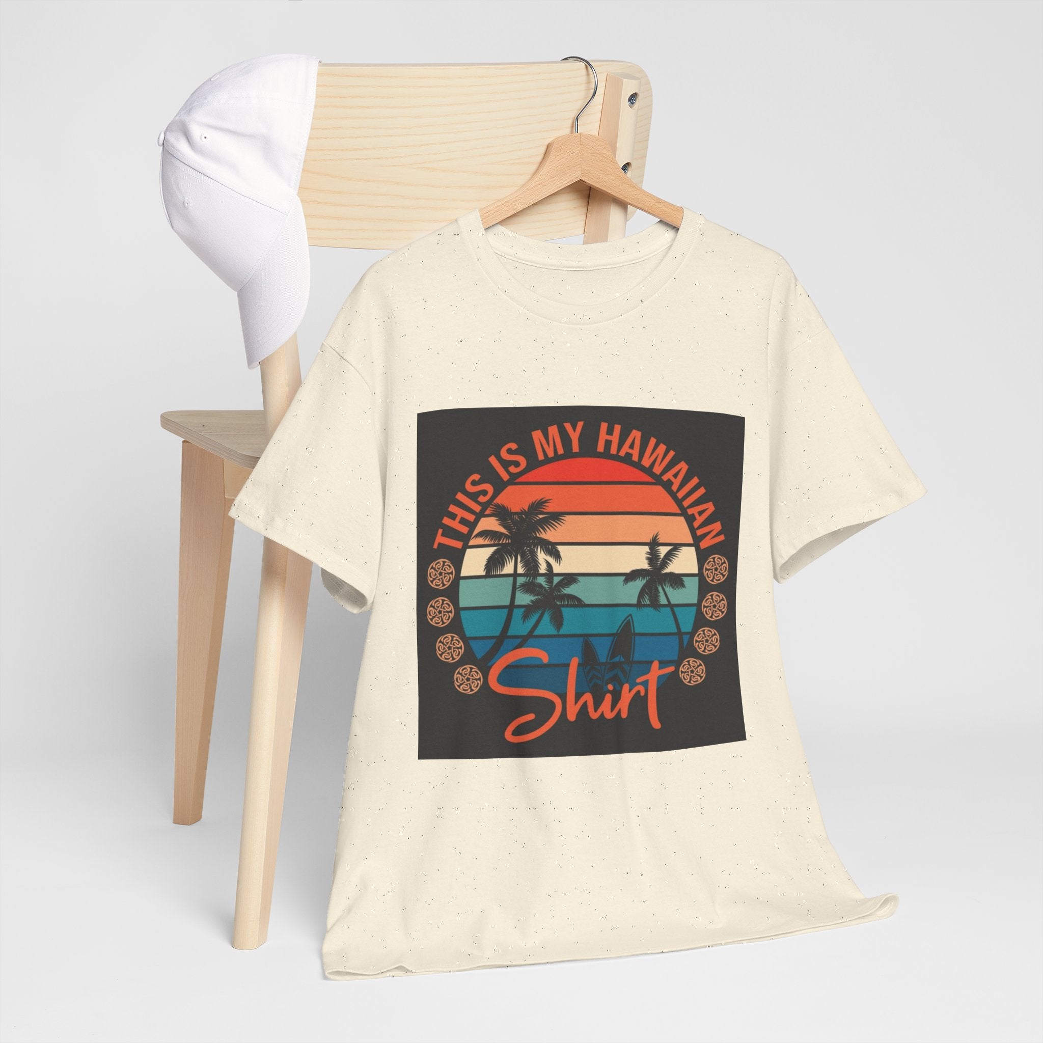 This Is My Hawaiian Shirt Tee — Vintage Sunset Palm Beach T-Shirt