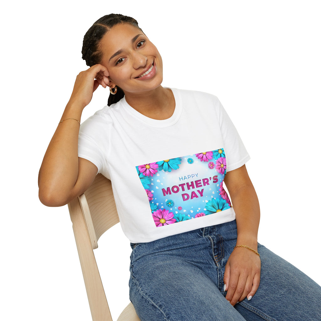 Mother's Day Floral T-Shirt — Happy Mother's Day Celebration Tee