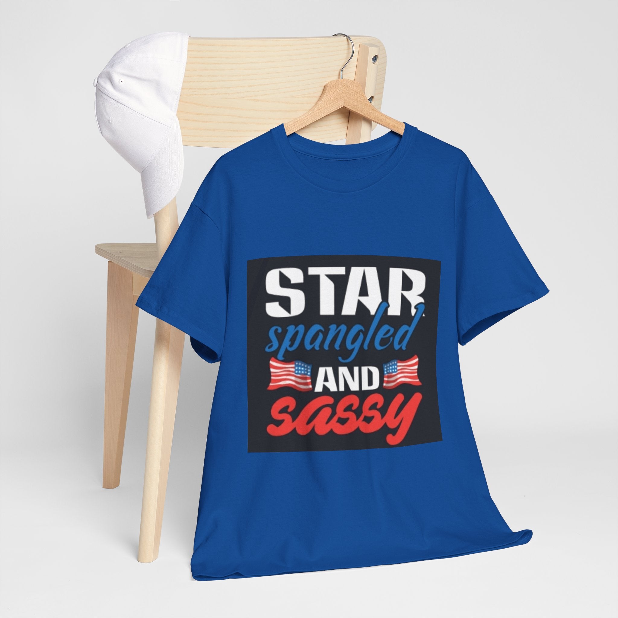Star Spangled and Sassy Tee — Patriotic 4th of July Shirt with Flags