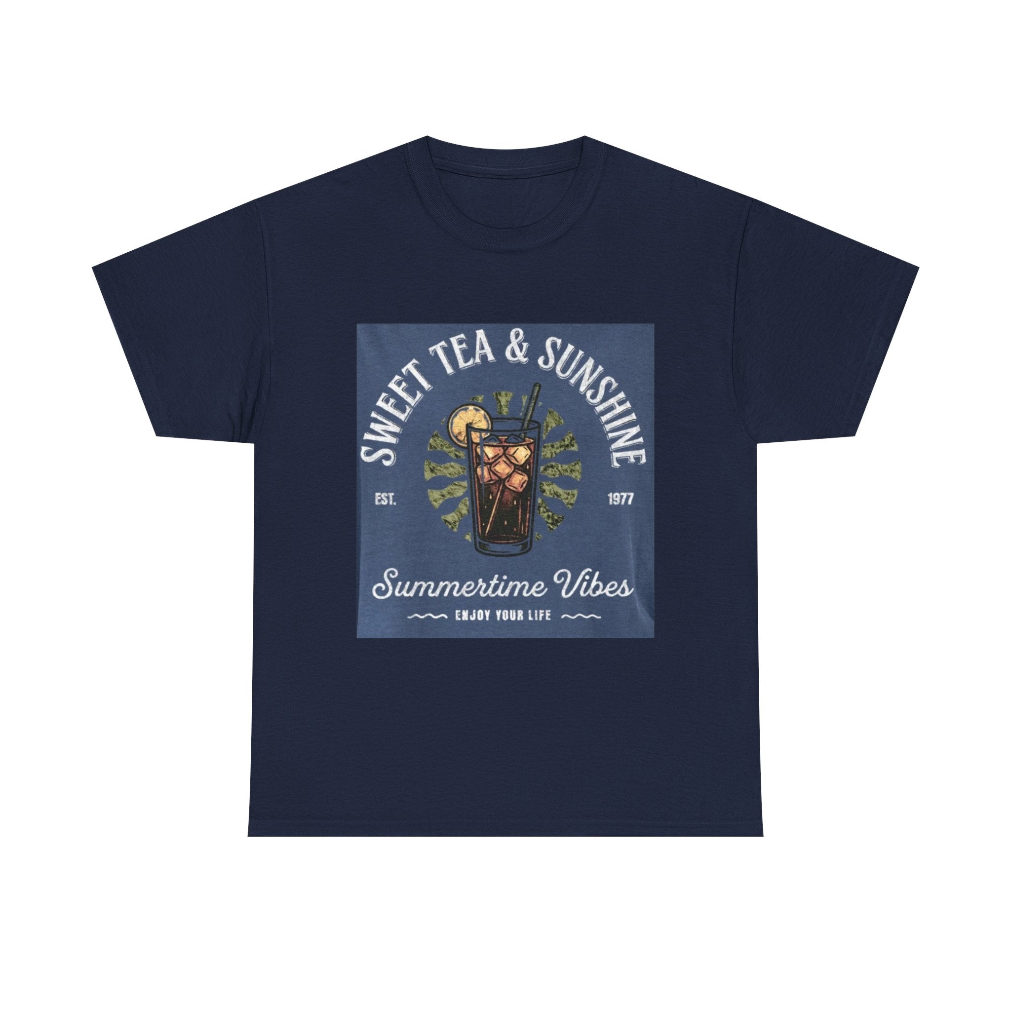 Sweet Tea & Sunshine Tee — Summertime Vibes Iced Tea Graphic T-Shirt