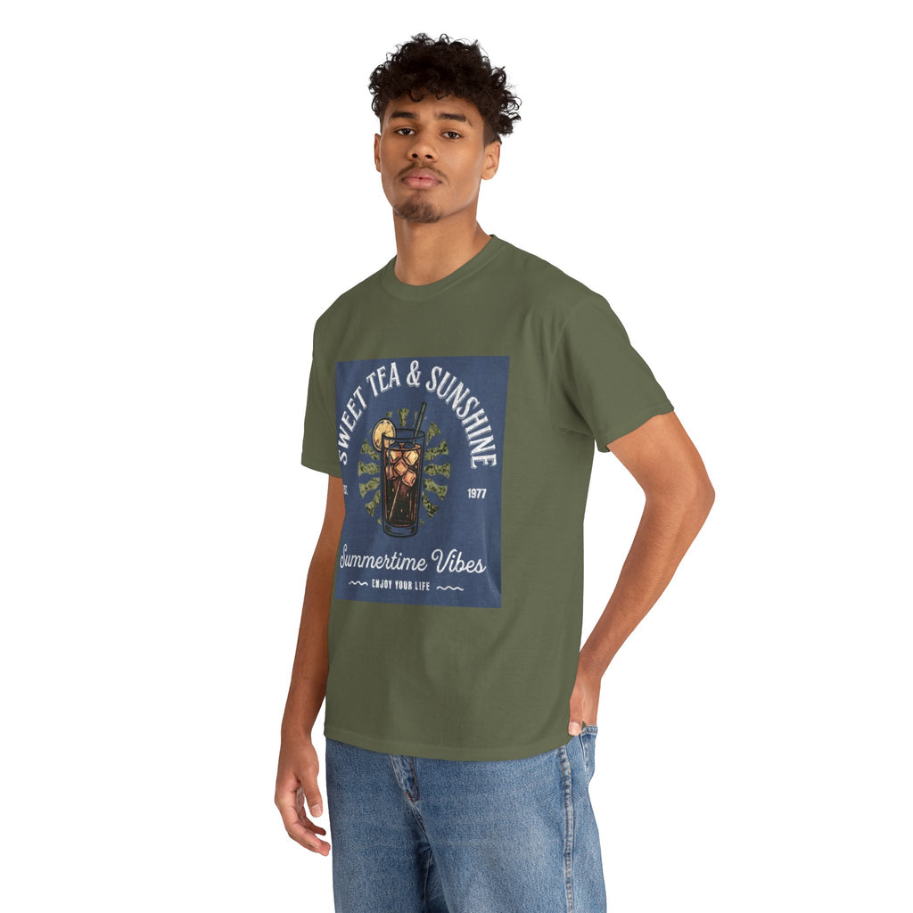 Sweet Tea & Sunshine Tee — Summertime Vibes Iced Tea Graphic T-Shirt