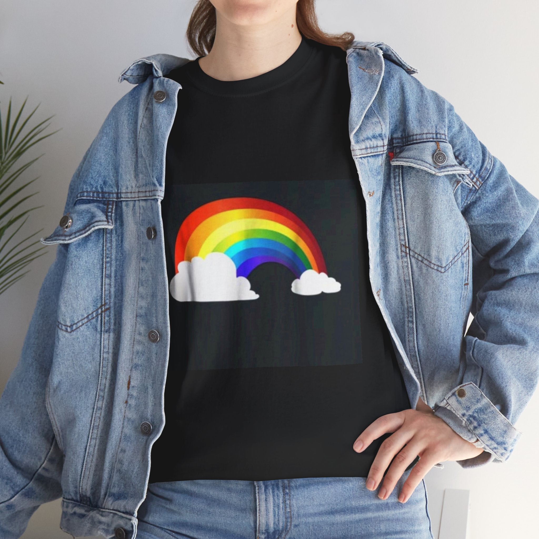 Rainbow Clouds T-Shirt — Bright Pride Graphic Tee