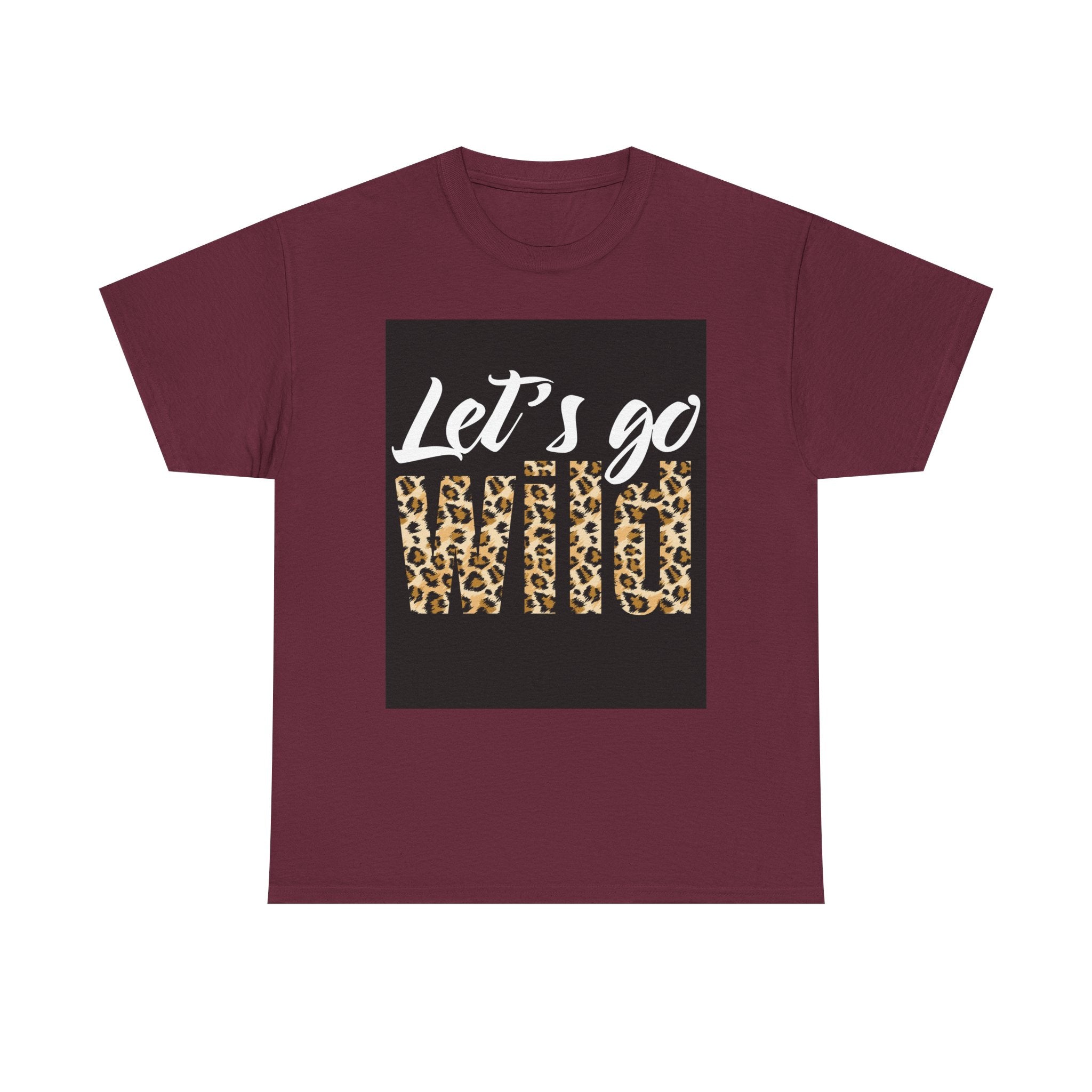 Let's Go Wild Leopard Graphic Tee