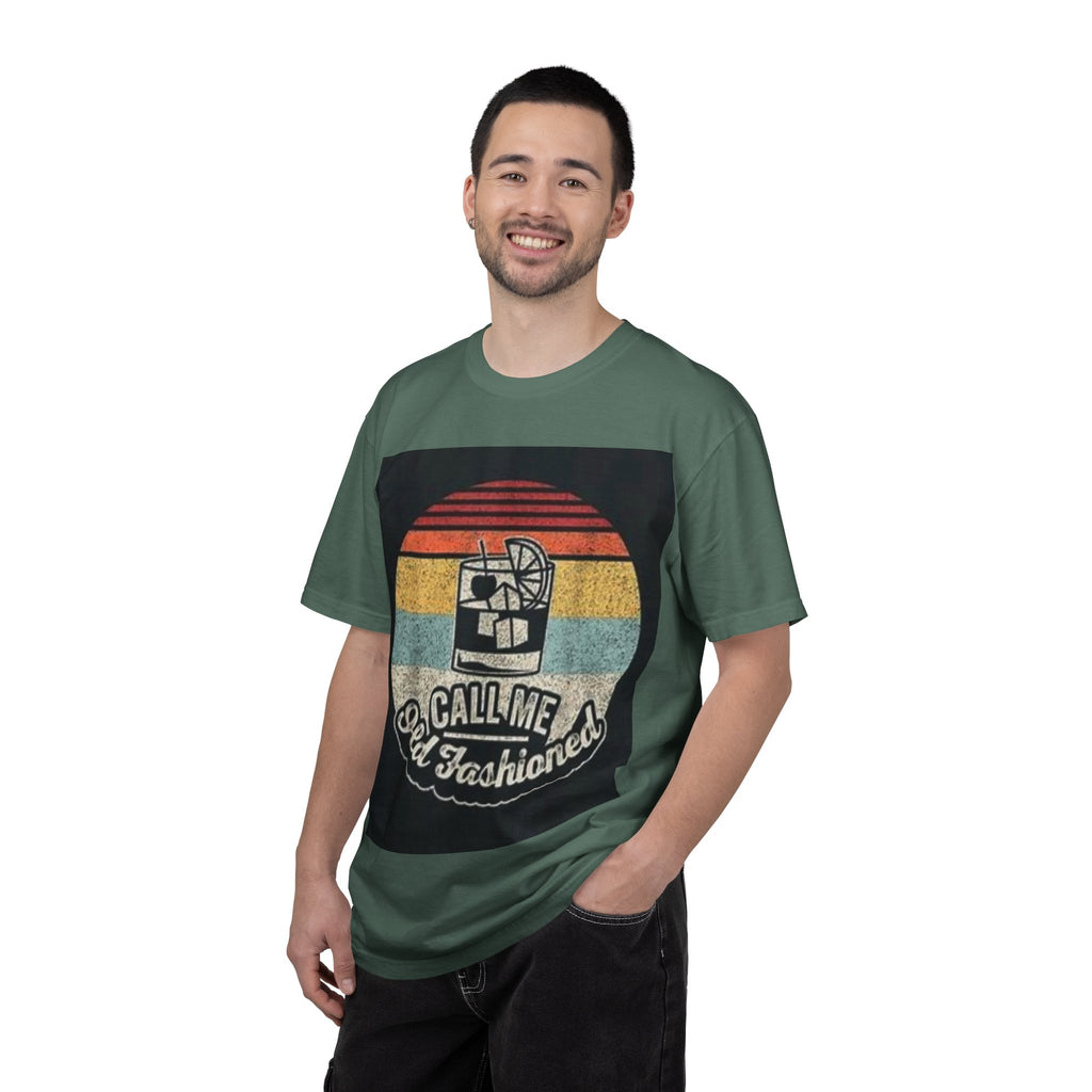 T-Shirt — "Call Me Old Fashioned" Retro Cocktail Graphic Tee