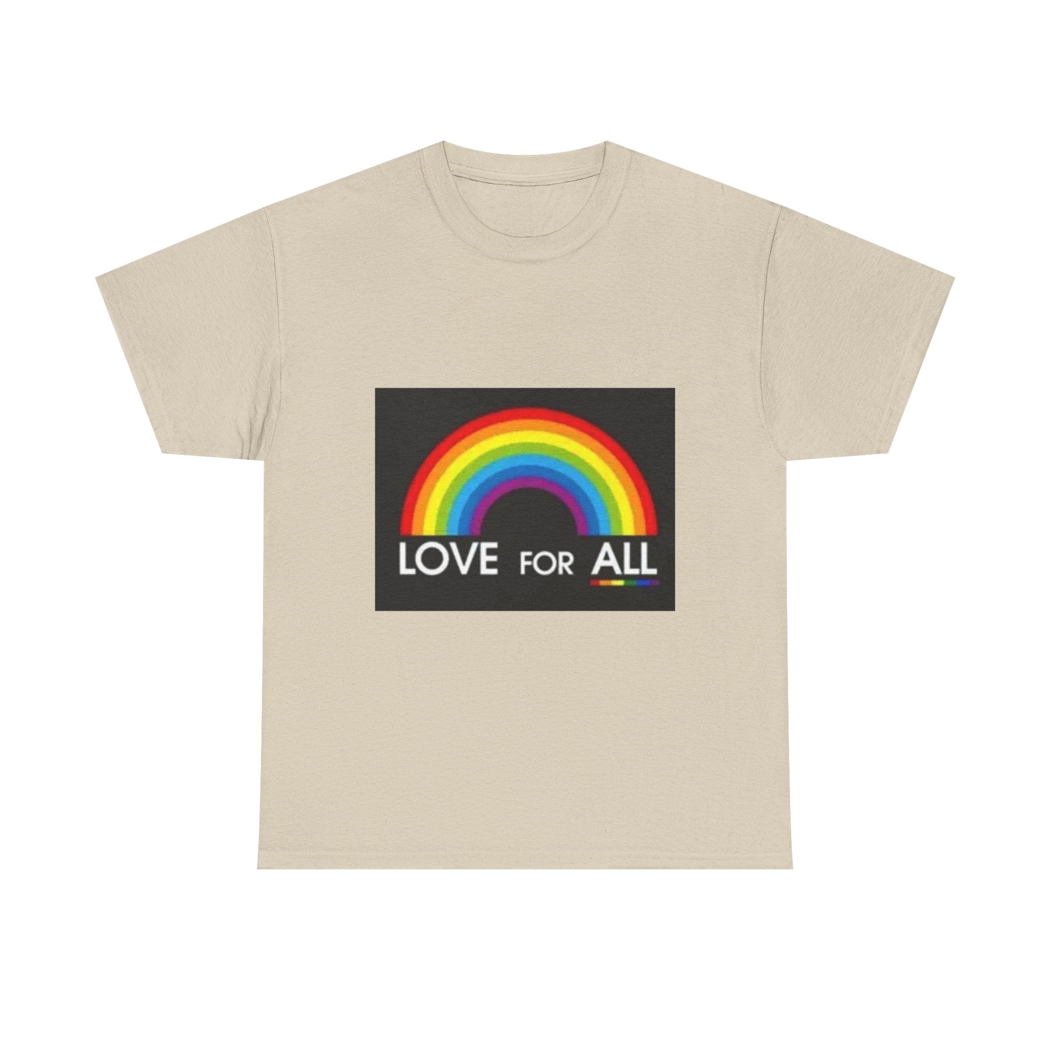 T-Shirt — 'Love For All' Rainbow Pride Tee
