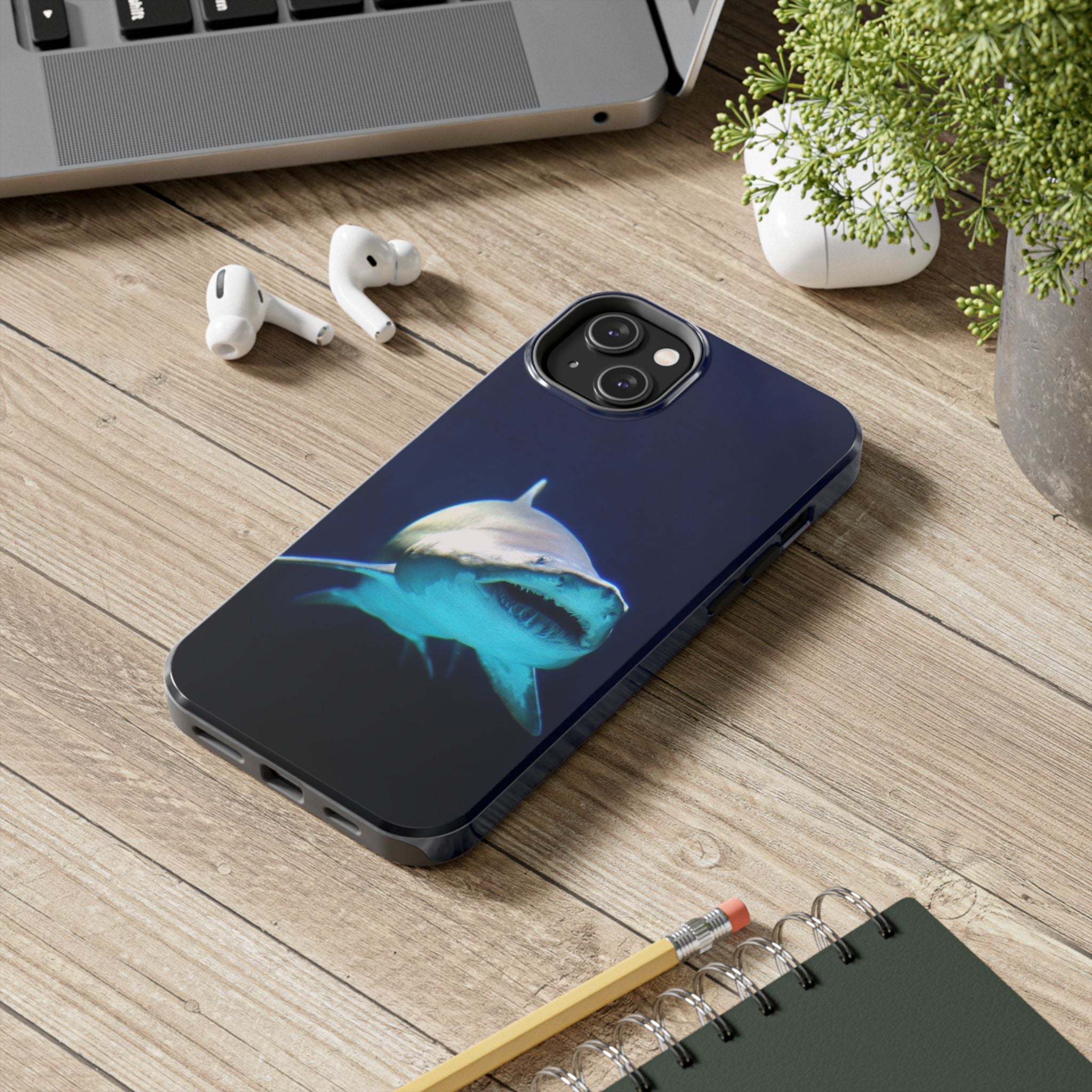 Shark Deep Sea Tough Phone Case — Ocean Predator iPhone Cover