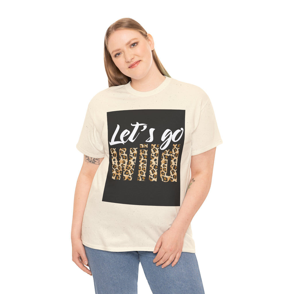 Let's Go Wild Leopard Graphic Tee