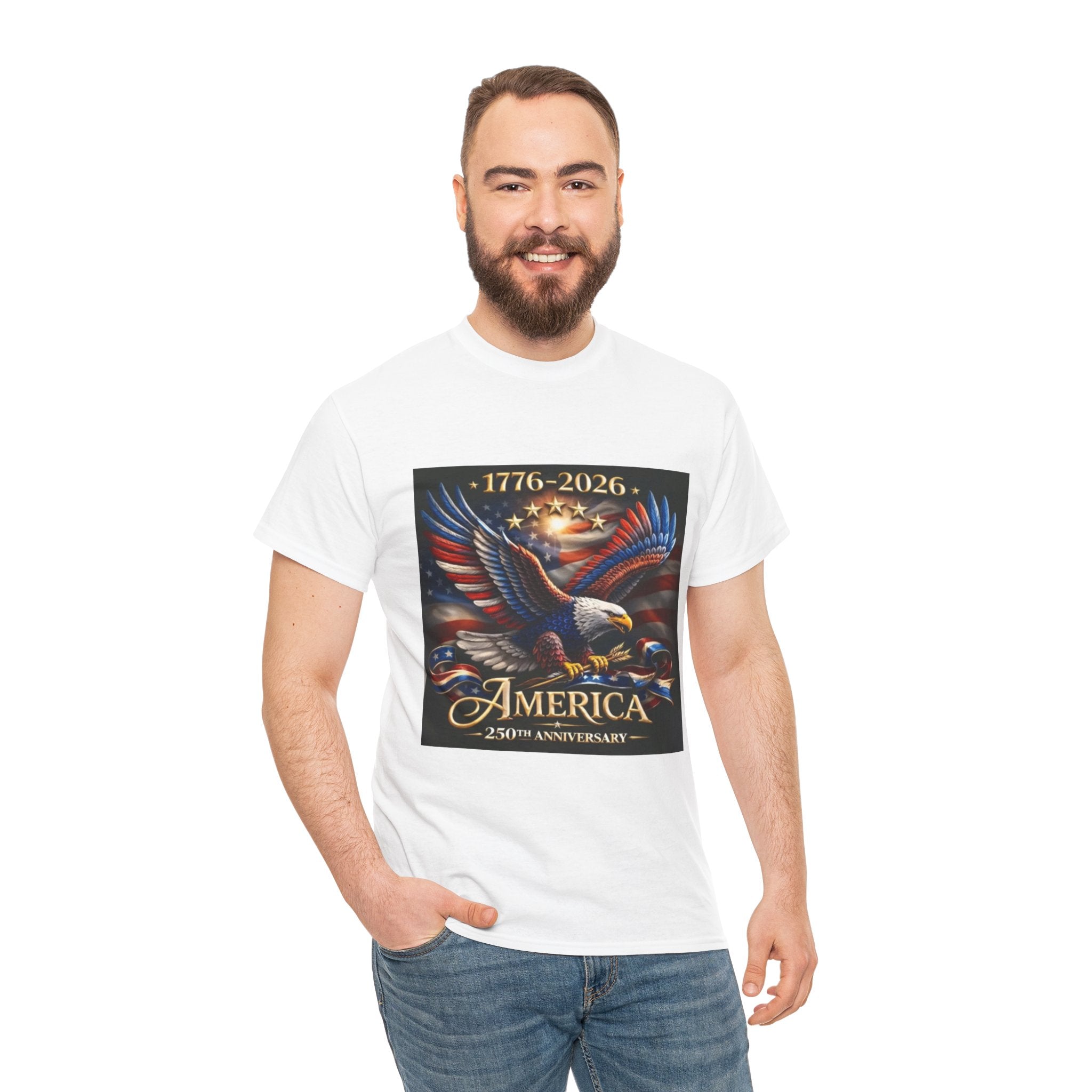 America 250th Anniversary T-Shirt — 1776–2026 Patriotic Eagle Tee