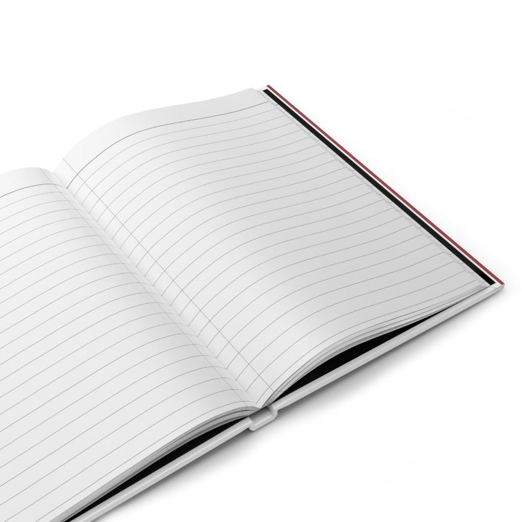 American Flag Hardcover Journal — Patriotic Notebook for Veterans, July 4th, Memorial Day